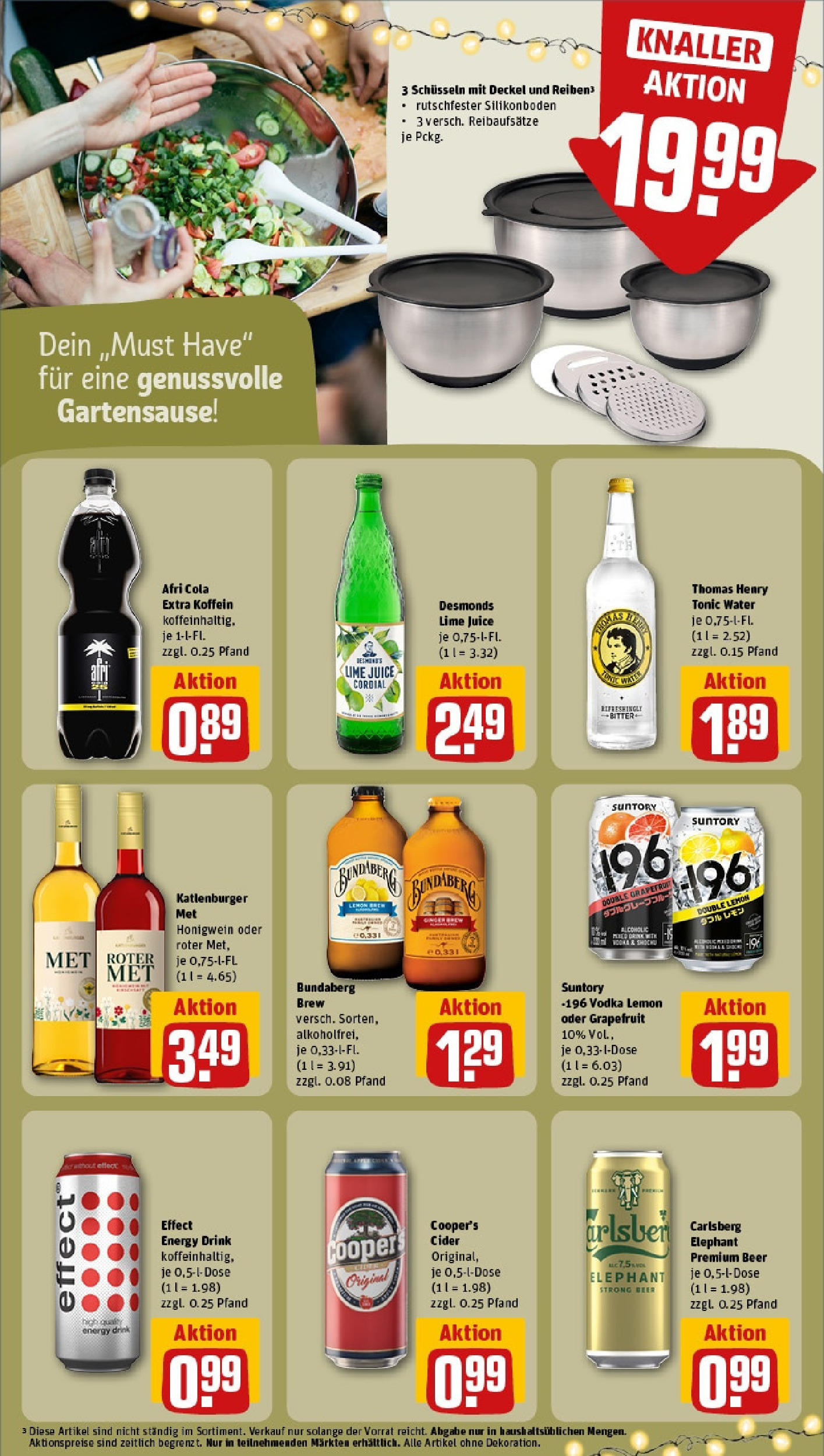 REWE Prospekt ab 15.06.2025 zum Blättern » Angebote | Seite: 17 | Produkte: Carlsberg, Cola, Energy, Grapefruit