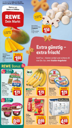 Vorschau von dem Prospekt des Geschäftes Rewe, gültig ab dem 15.06.2025