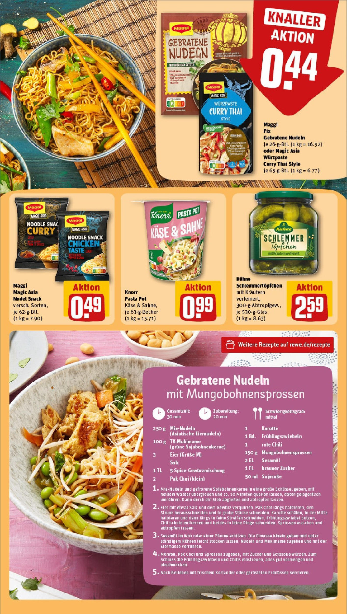REWE Prospekt ab 15.06.2025 zum Blättern » Angebote | Seite: 24 | Produkte: Wasser, Chili, Wok, Karotte