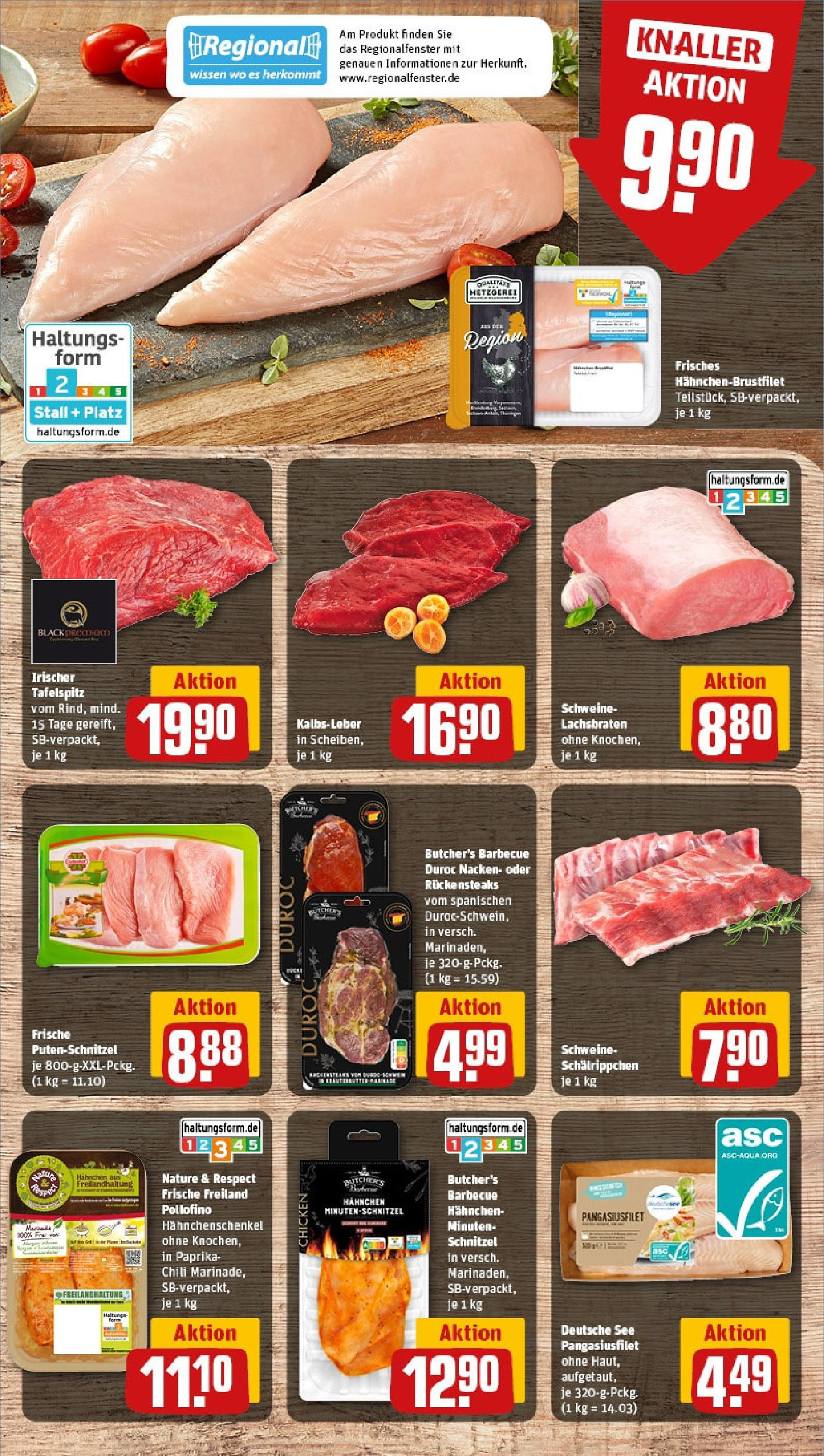 REWE Prospekt ab 15.06.2025 zum Blättern » Angebote | Seite: 8 | Produkte: Spare ribs, Kalbsleber, Putenschnitzel, Chili