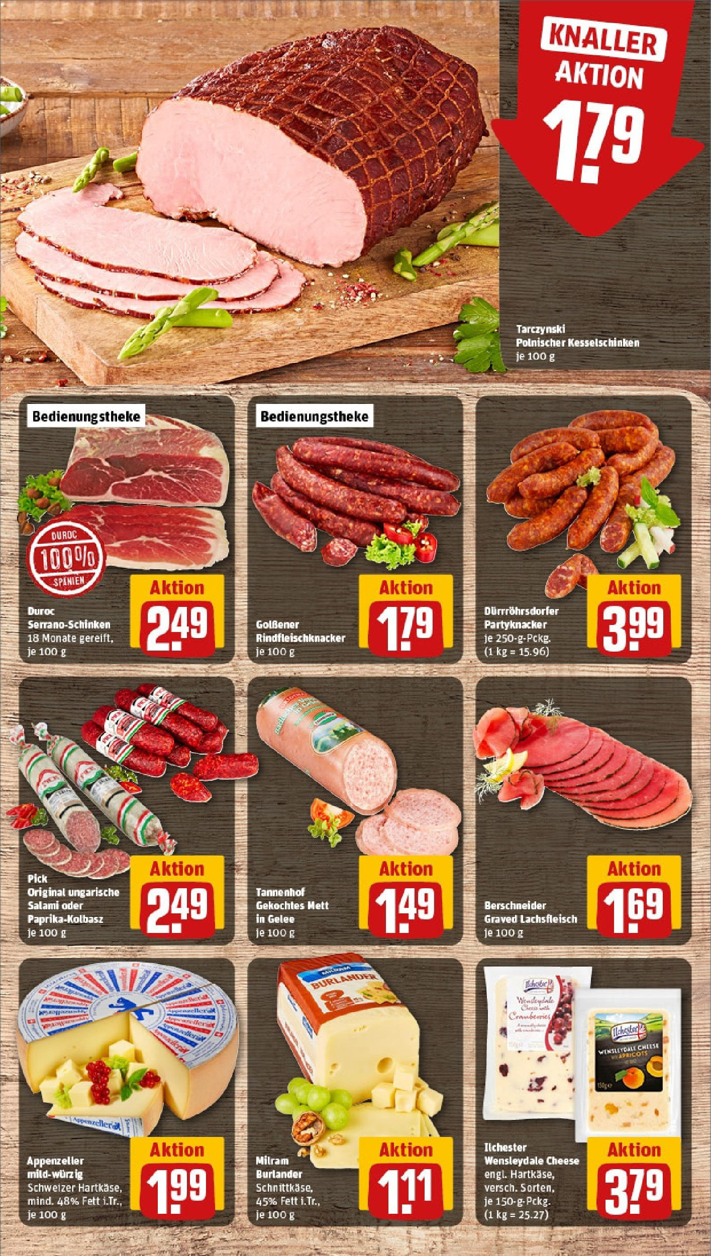 REWE Prospekt ab 15.06.2025 zum Blättern » Angebote | Seite: 9 | Produkte: Milram, Salami