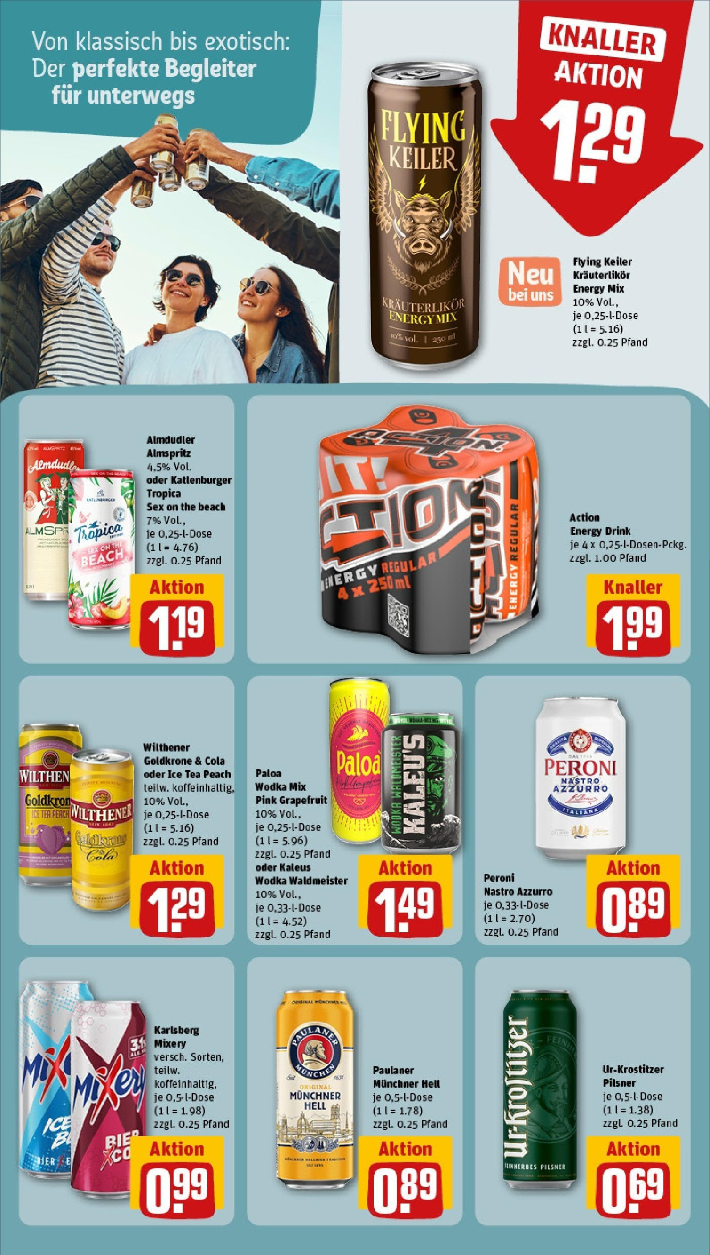 REWE Prospekt ab 15.06.2025 zum Blättern » Angebote | Seite: 15 | Produkte: Cola, Energy, Wilthener, Paulaner