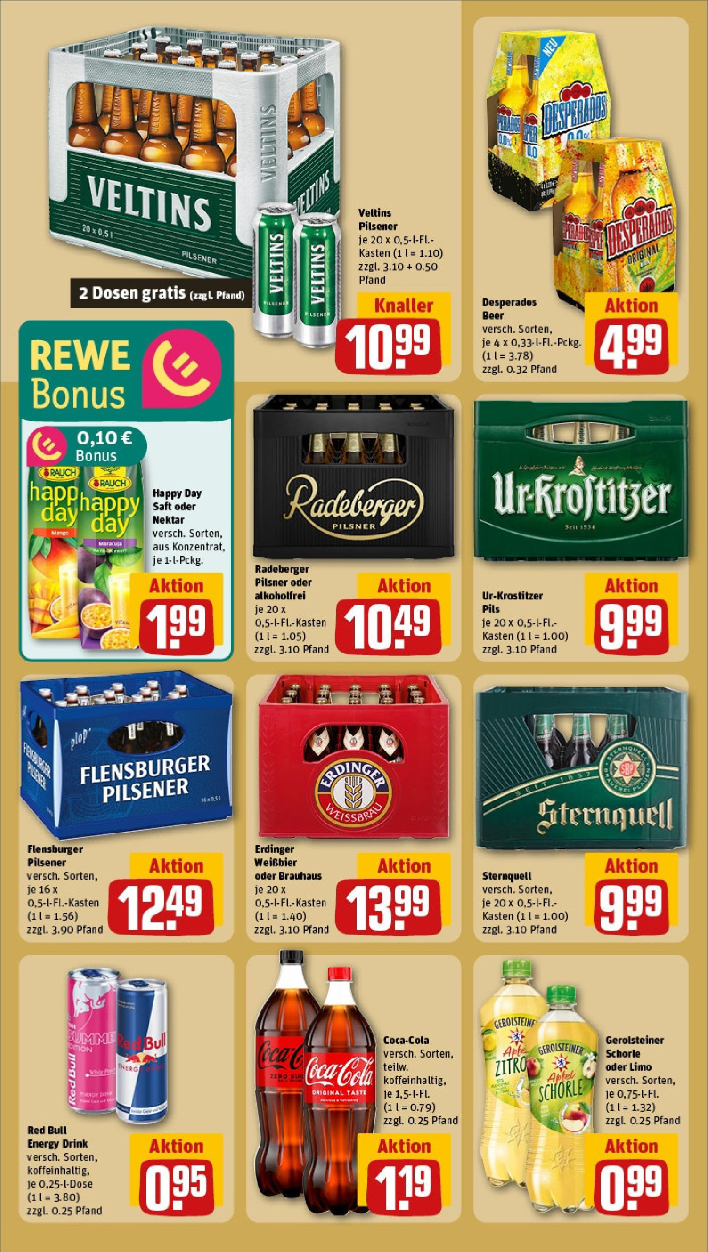 REWE Prospekt ab 15.06.2025 zum Blättern » Angebote | Seite: 18 | Produkte: Cola, Mango, Saft, Radeberger pilsner