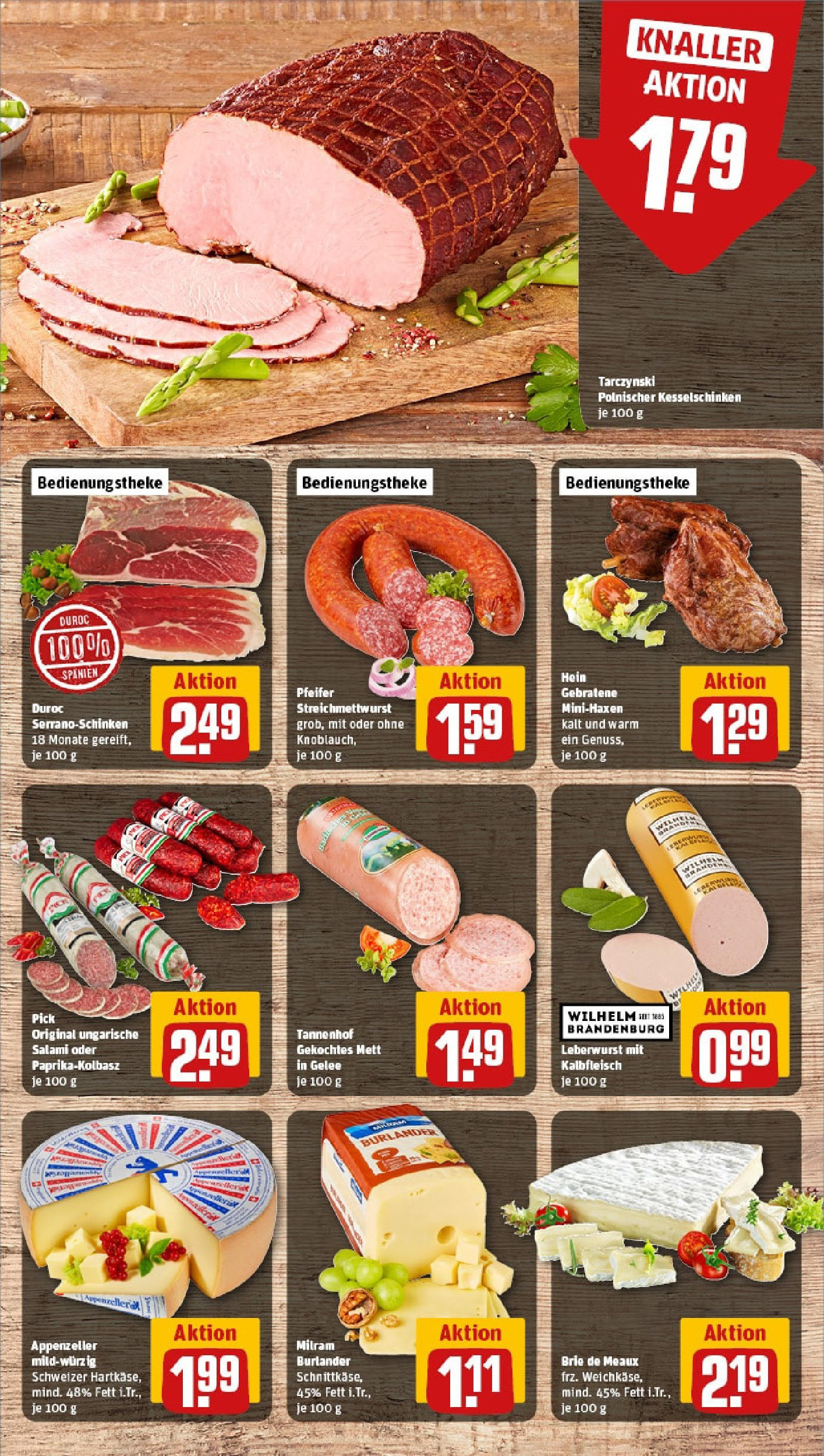 REWE Prospekt ab 15.06.2025 zum Blättern » Angebote | Seite: 9 | Produkte: Milram, Salami