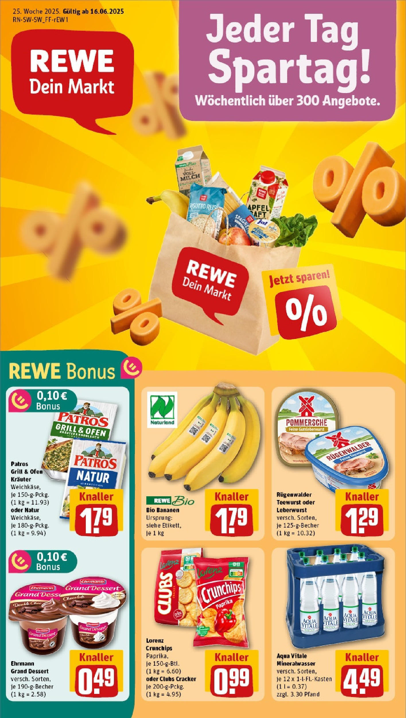 REWE Prospekt ab 15.06.2025 nächste Woche - Prospekt Landau Vorschau von dem Prospekt des Geschäftes Rewe, gültig ab dem 15.06.2025