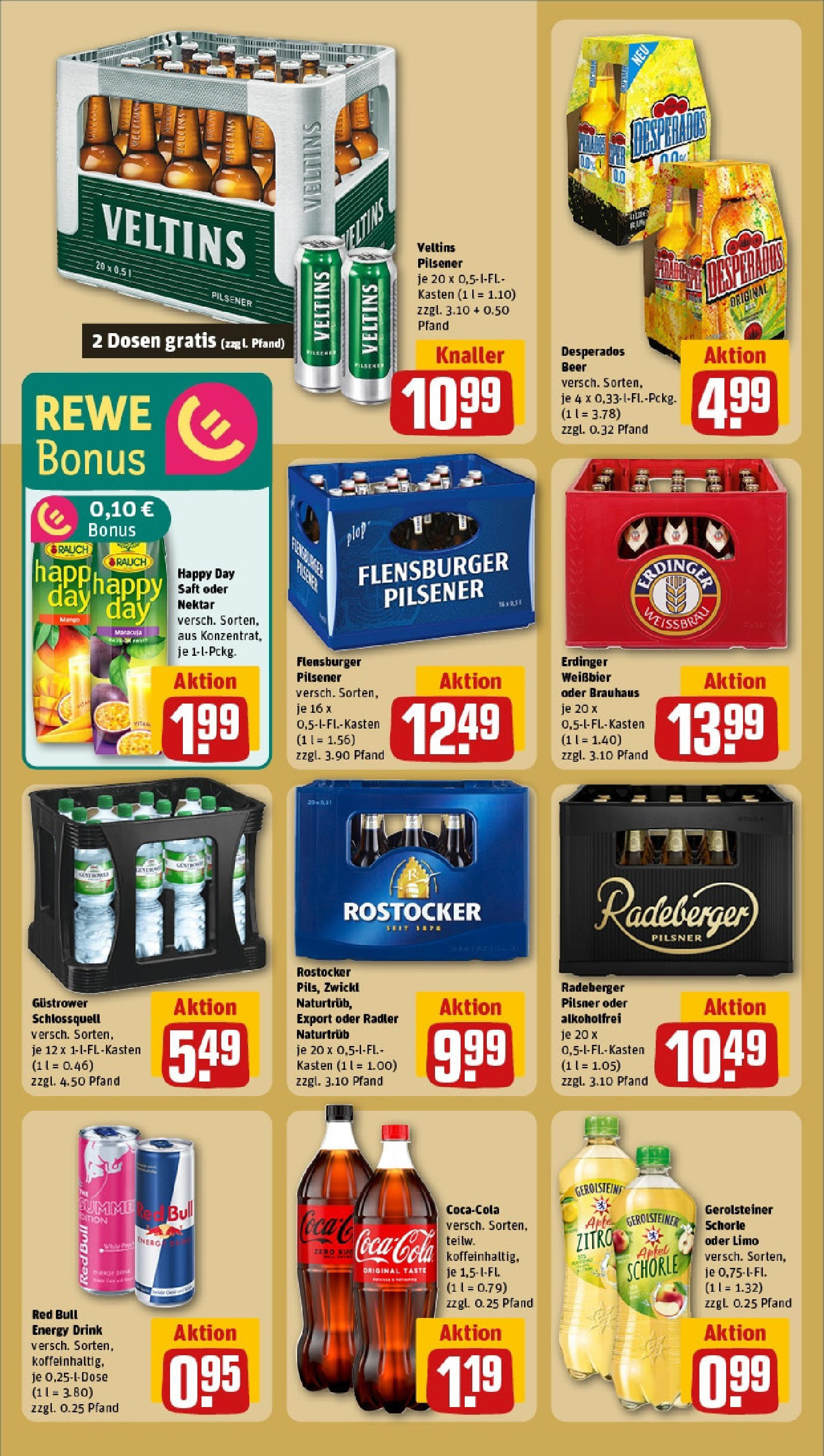 REWE Prospekt ab 15.06.2025 zum Blättern » Angebote | Seite: 18 | Produkte: Energy, Weißbier, Desperados, Radeberger pilsner