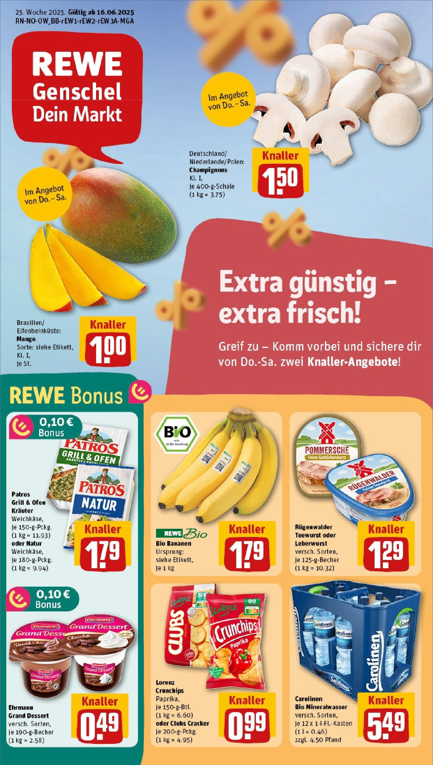 REWE Prospekt ab 15.06.2025 nächste Woche - Prospekt Ibbenbüren Vorschau von dem Prospekt des Geschäftes Rewe, gültig ab dem 15.06.2025
