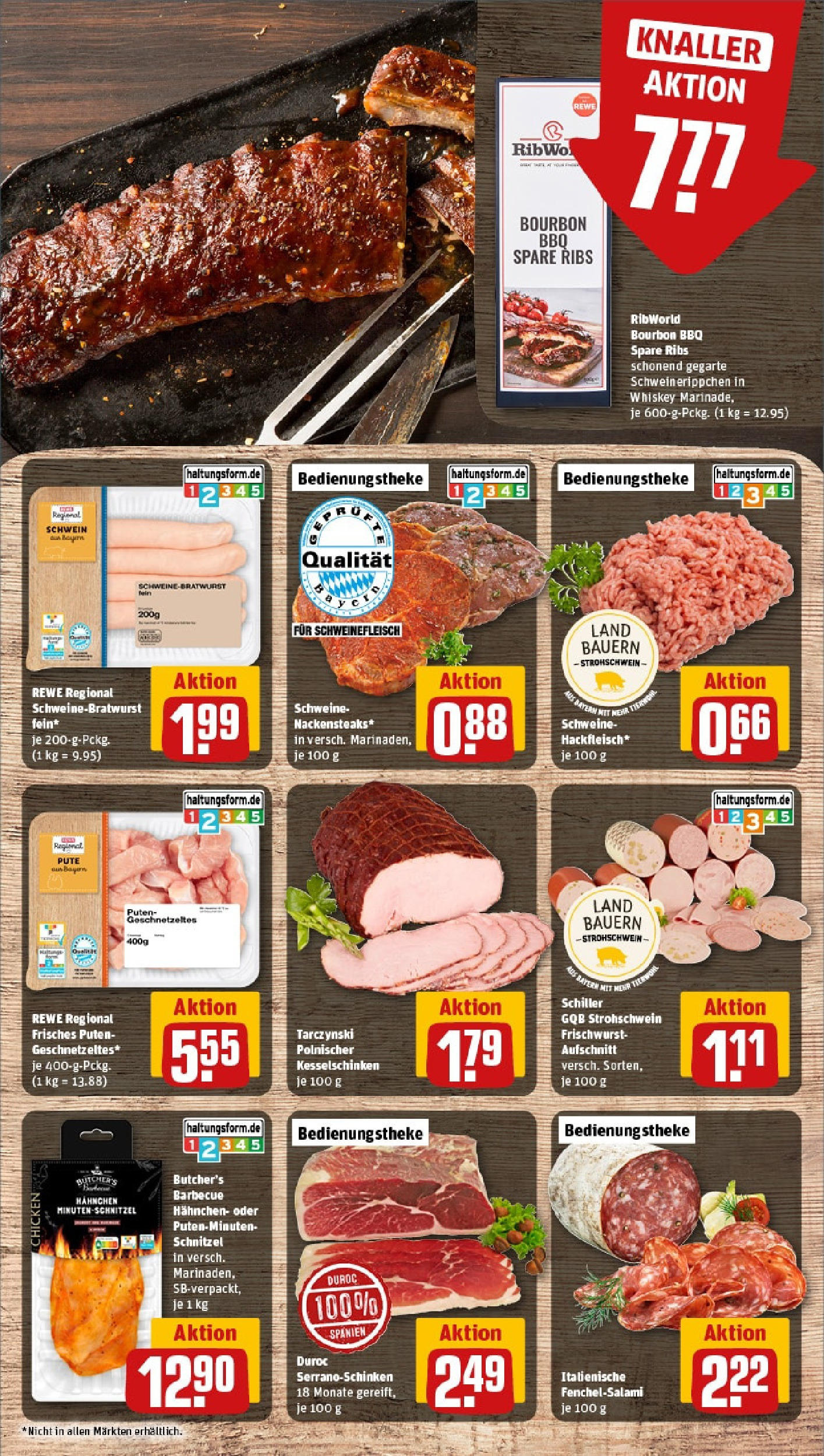 REWE Prospekt ab 15.06.2025 zum Blättern » Angebote | Seite: 8 | Produkte: Pute, Hahnchen, Schnitzel, Salami