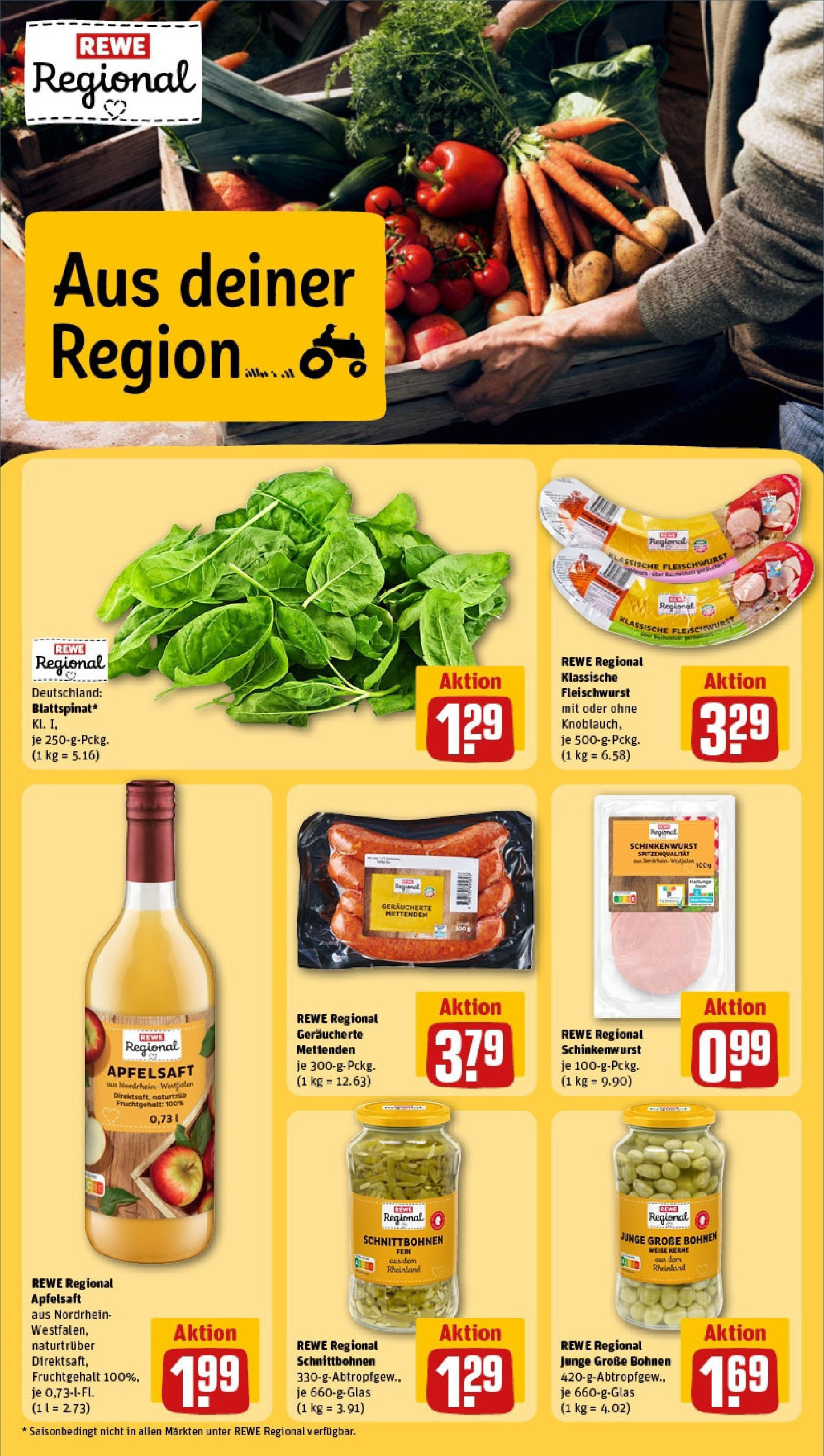 REWE Prospekt ab 15.06.2025 zum Blättern » Angebote | Seite: 18 | Produkte: Apfelsaft, Apple