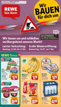Vorschau von dem Prospekt des Geschäftes Rewe, gültig ab dem 15.06.2025
