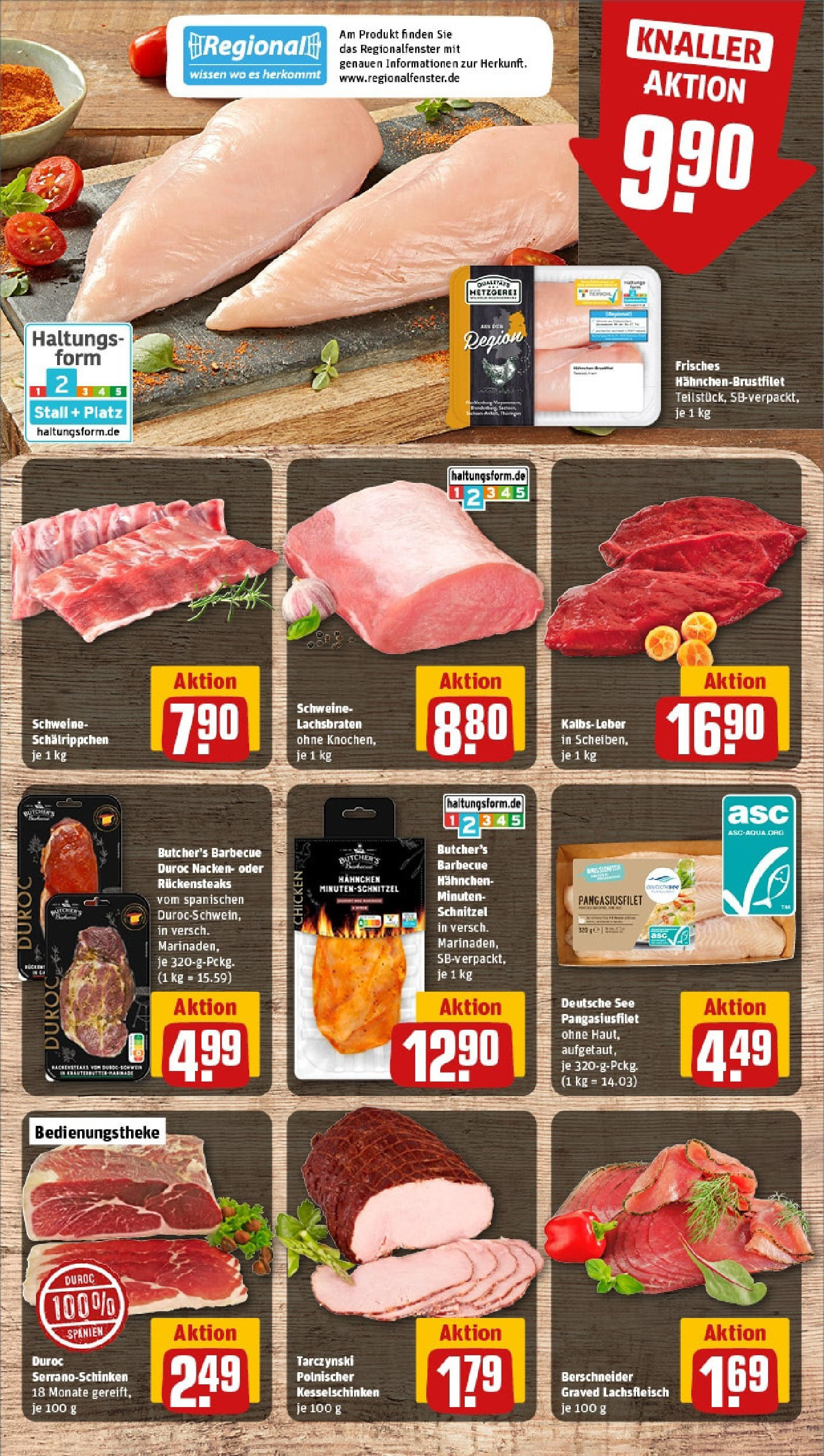REWE Prospekt ab 15.06.2025 zum Blättern » Angebote | Seite: 8 | Produkte: Hahnchen, Schnitzel