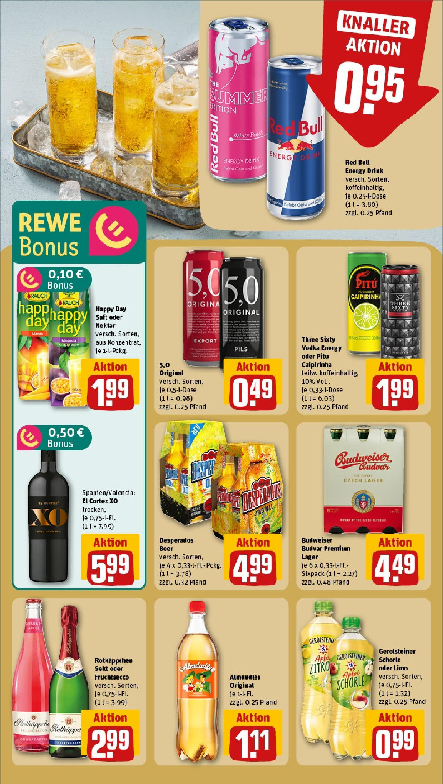 REWE Prospekt ab 15.06.2025 zum Blättern » Angebote | Seite: 11 | Produkte: Granatapfel, Sekt, Desperados, Rotkäppchen