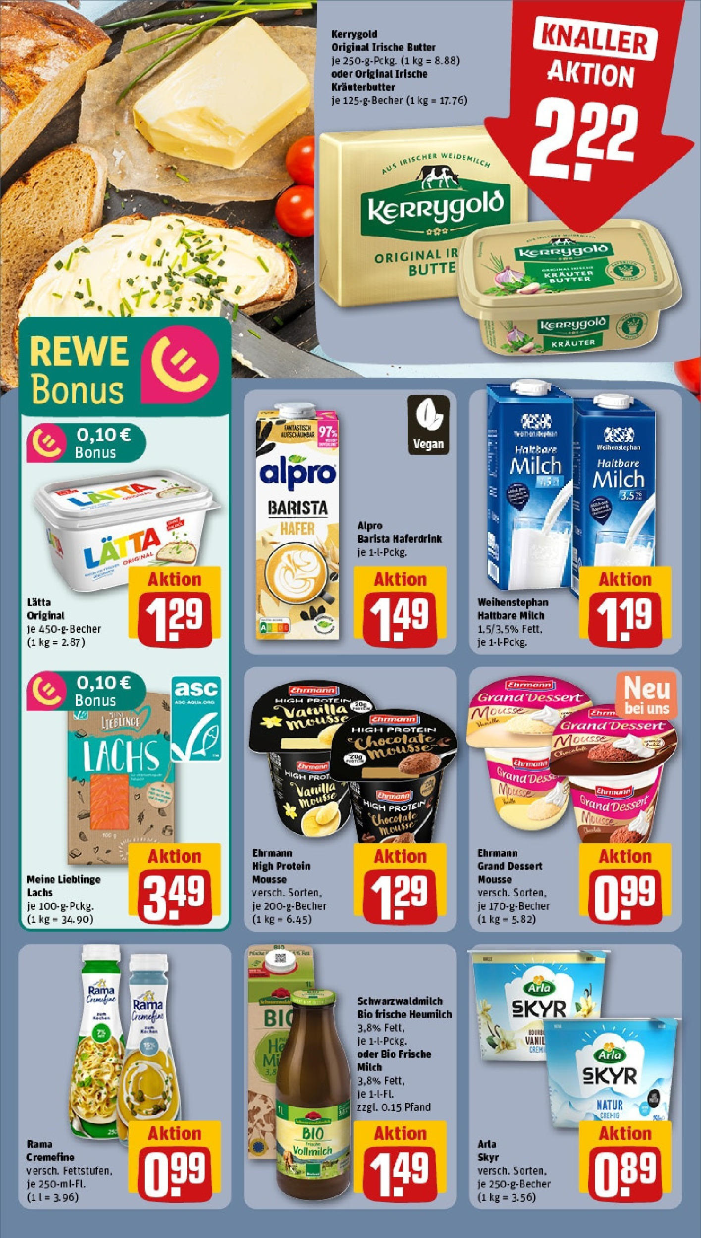 REWE Prospekt ab 15.06.2025 zum Blättern » Angebote | Seite: 11 | Produkte: Rama, Milch, Haferdrink, Alpro