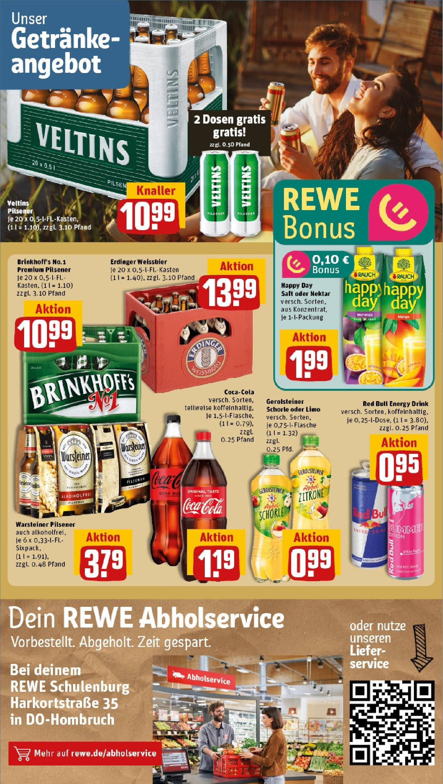 REWE Prospekt ab 15.06.2025 zum Blättern » Angebote | Seite: 18 | Produkte: Weißbier, Äpfel, Warsteiner, Gerolsteiner