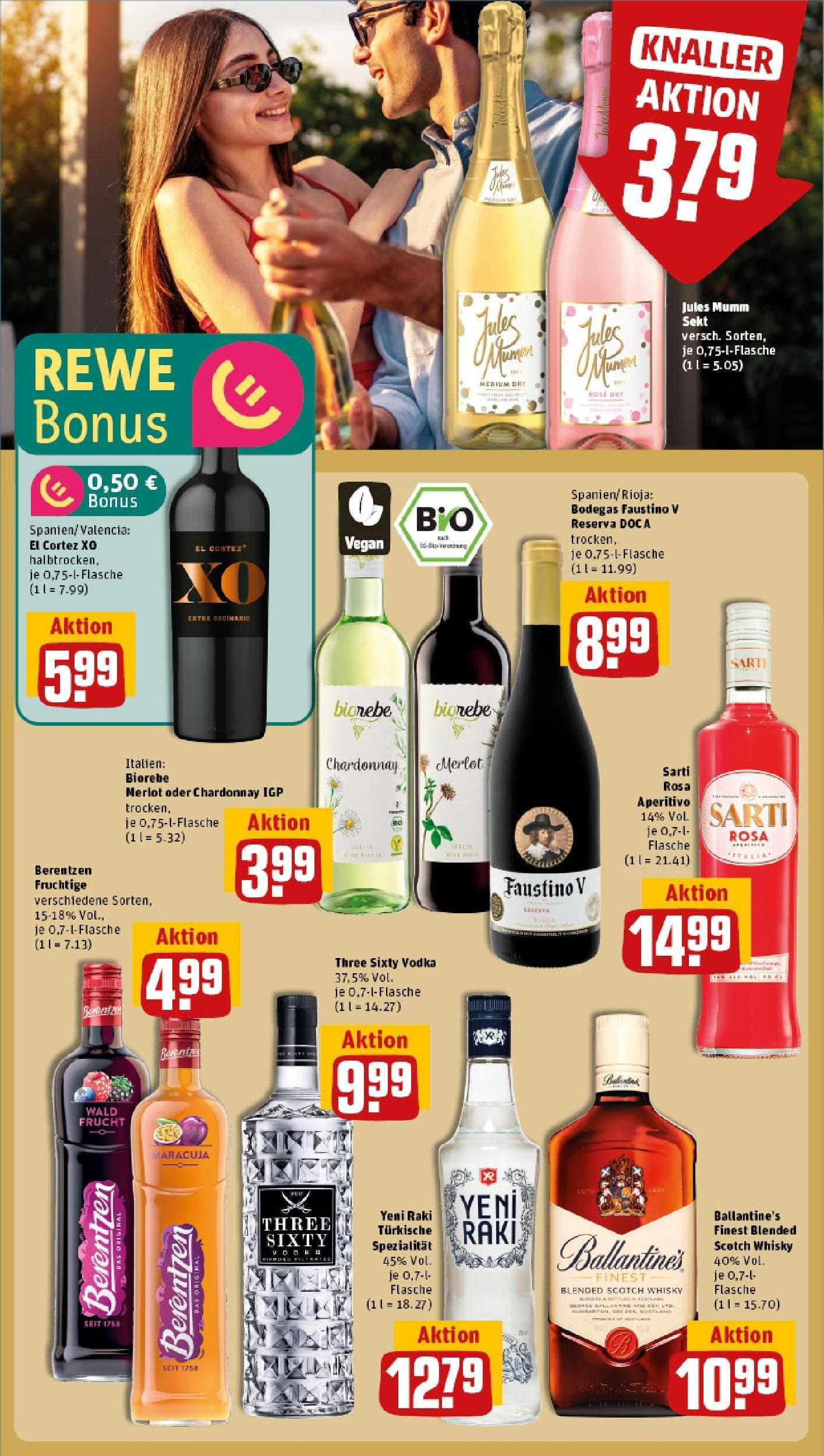 REWE Prospekt ab 15.06.2025 zum Blättern » Angebote | Seite: 19 | Produkte: Whisky, Sekt, Merlot, Jules mumm