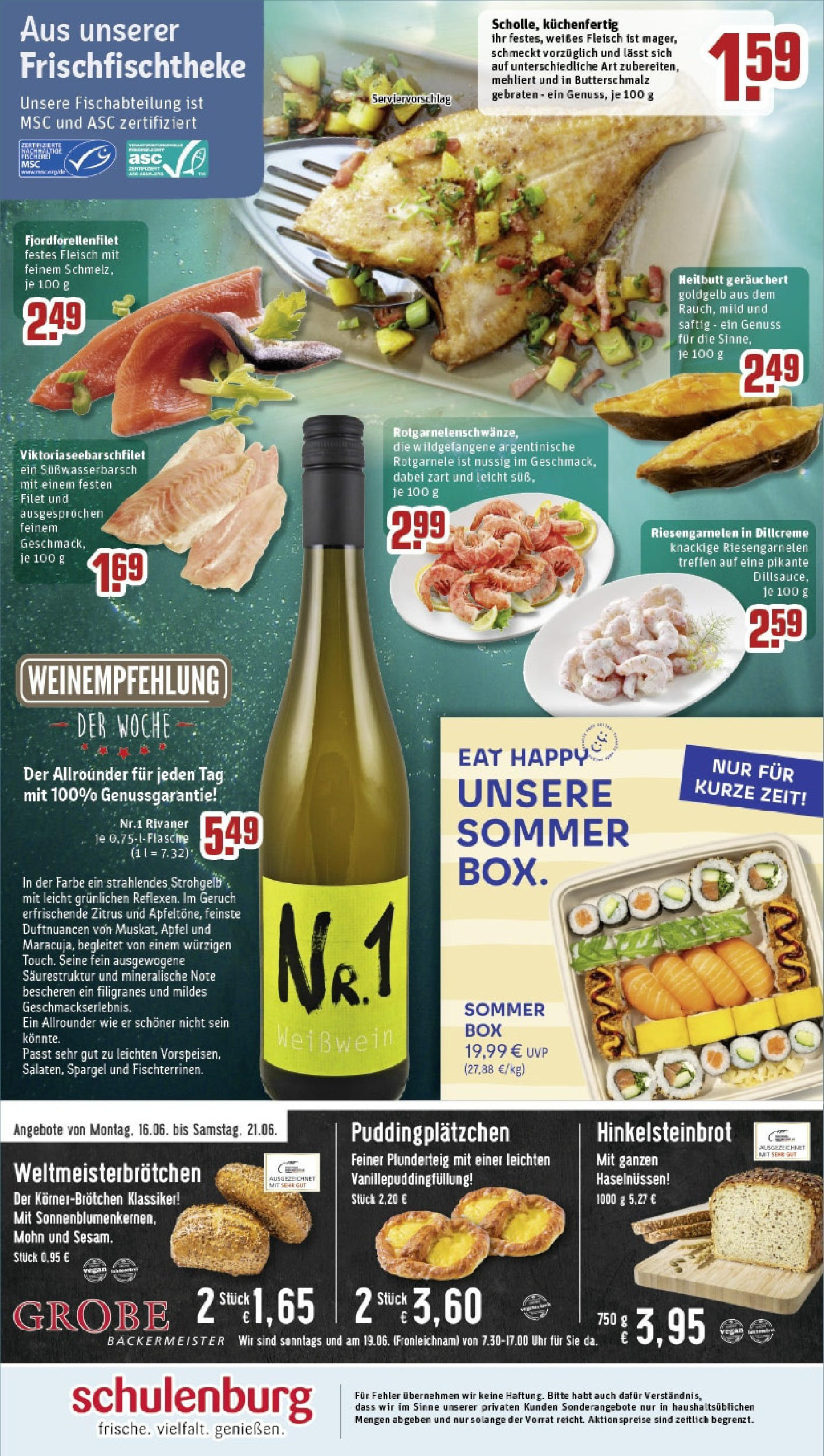 REWE Prospekt ab 15.06.2025 zum Blättern » Angebote | Seite: 30 | Produkte: Weißwein, Spargel, Fleisch, Uhr