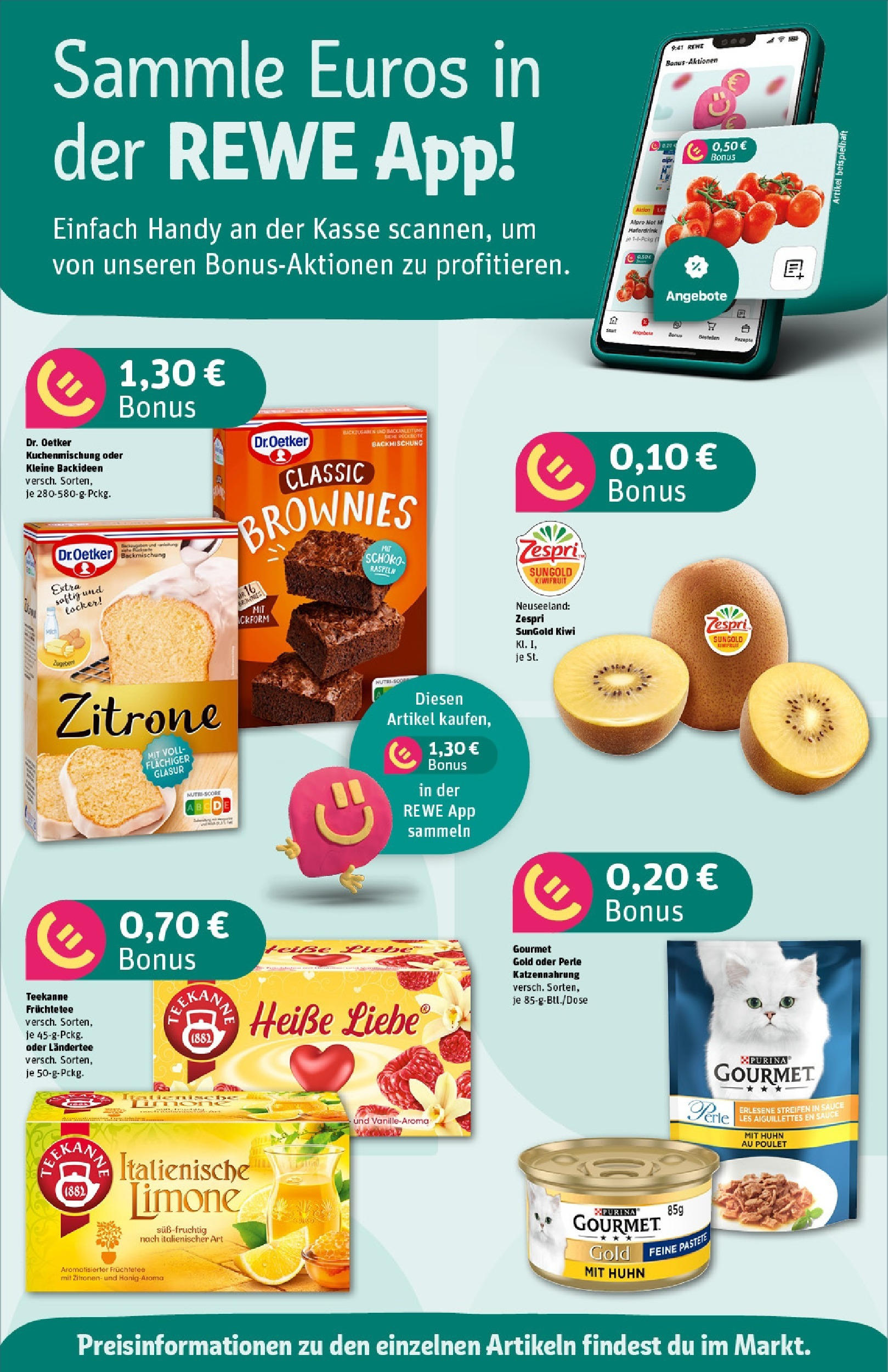 REWE Prospekt ab 15.06.2025 zum Blättern » Angebote | Seite: 2 | Produkte: Himbeeren, Teekanne, Kiwi, Zitronen