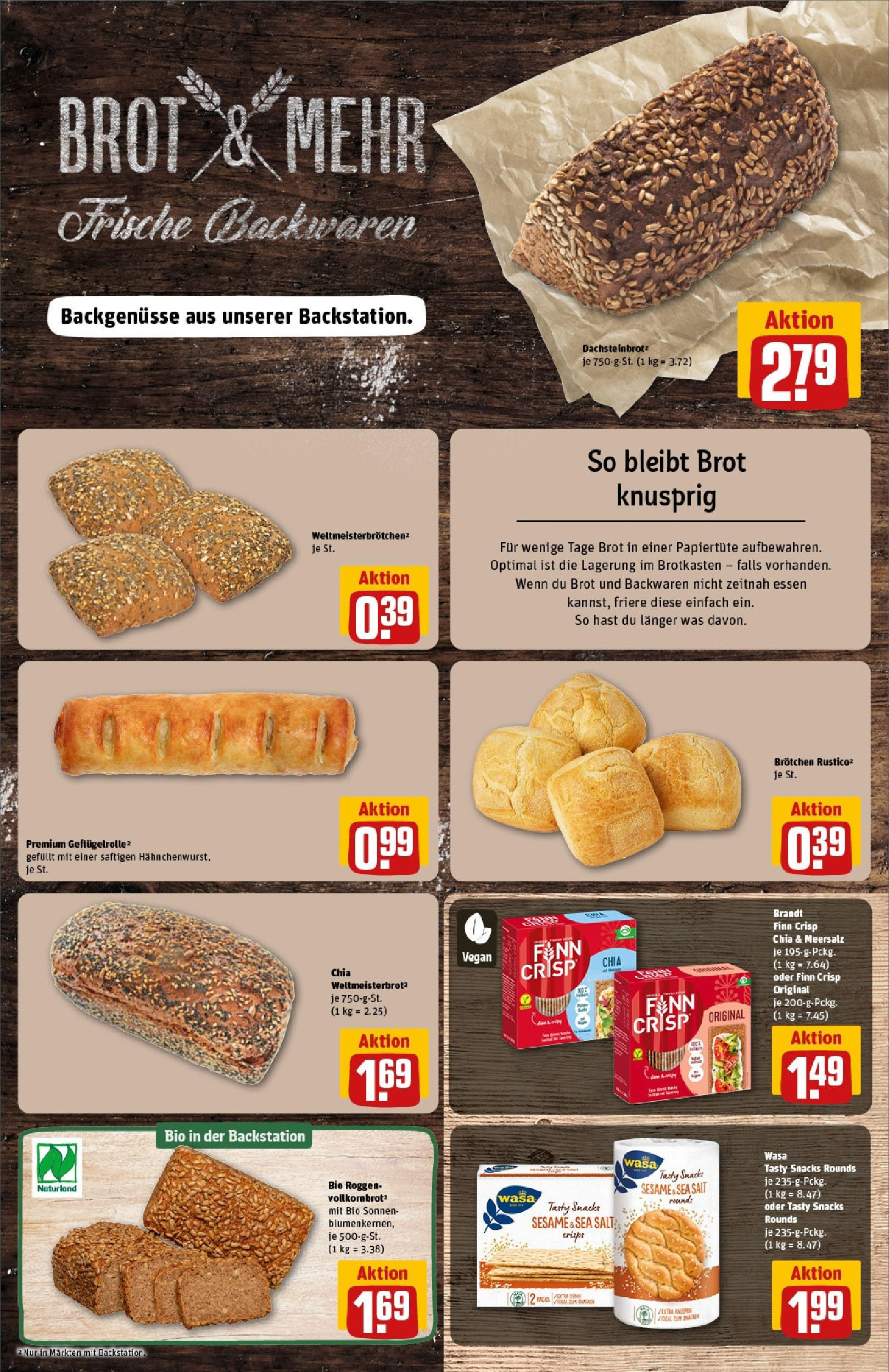 REWE Prospekt ab 15.06.2025 zum Blättern » Angebote | Seite: 12 | Produkte: Brot