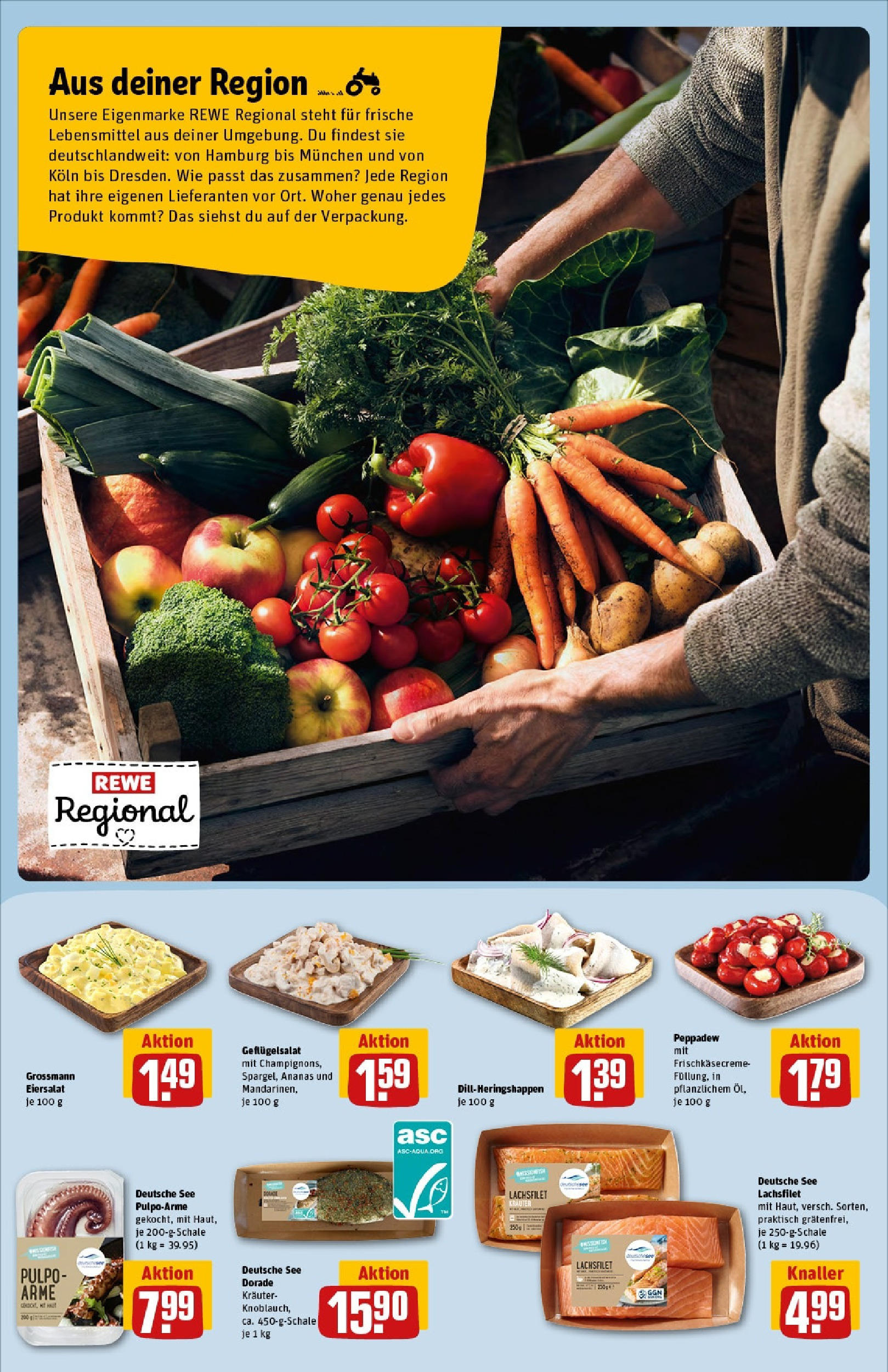 REWE Prospekt ab 15.06.2025 zum Blättern » Angebote | Seite: 12 | Produkte: Dorade, Ananas