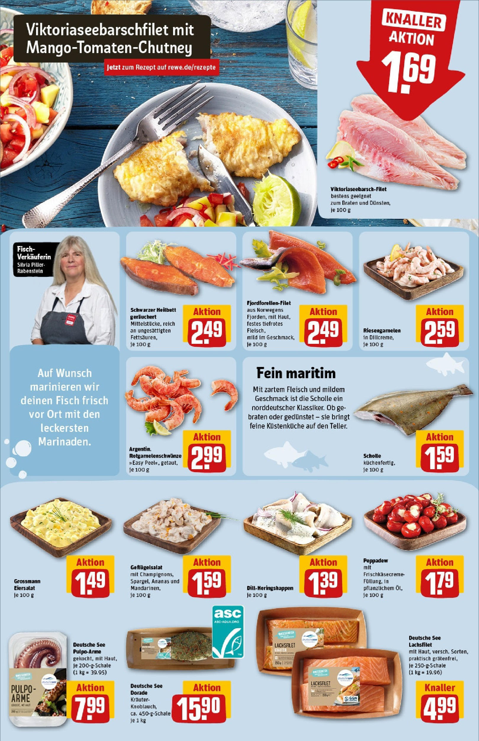 REWE Prospekt ab 15.06.2025 zum Blättern » Angebote | Seite: 12 | Produkte: Dorade, Ananas, Fisch, Fleisch