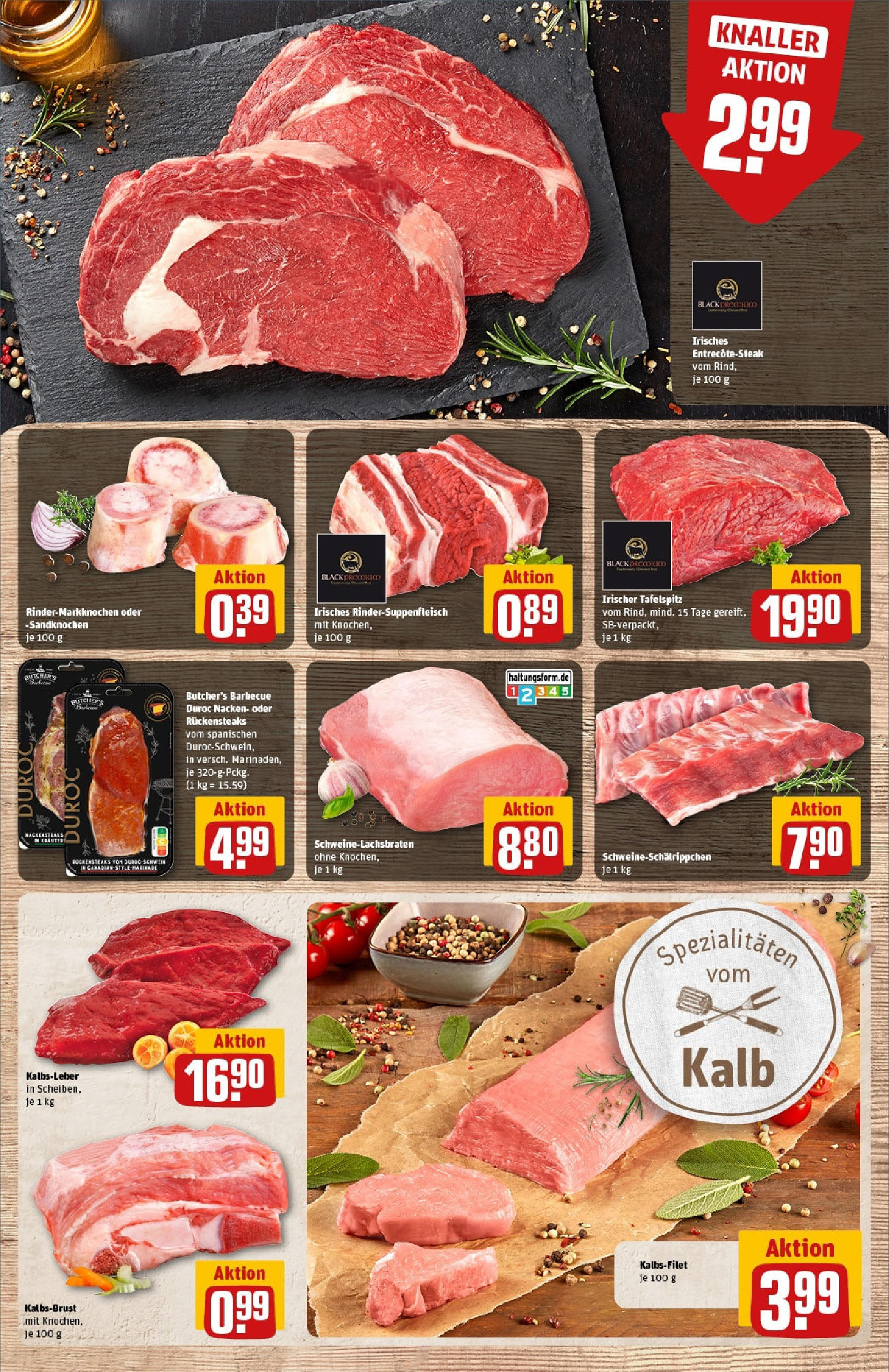 REWE Prospekt ab 15.06.2025 zum Blättern » Angebote | Seite: 9 | Produkte: Tafelspitz, Kalbsleber, Steak