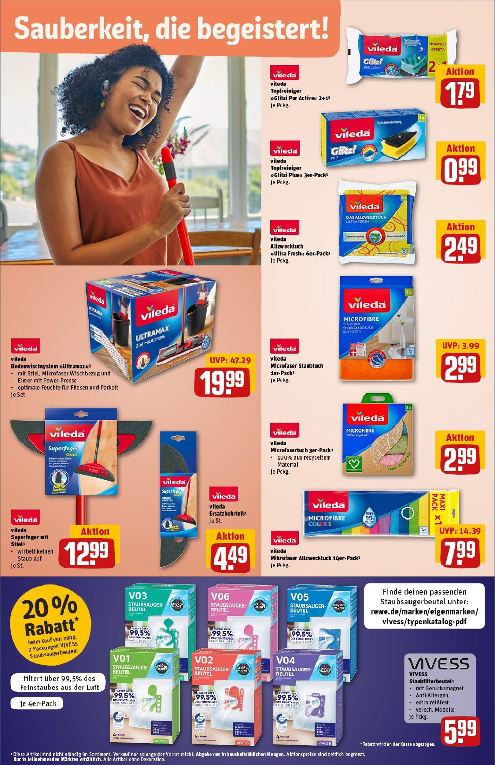 REWE Prospekt ab 15.06.2025 zum Blättern » Angebote | Seite: 34 | Produkte: Staubsauger, Duft