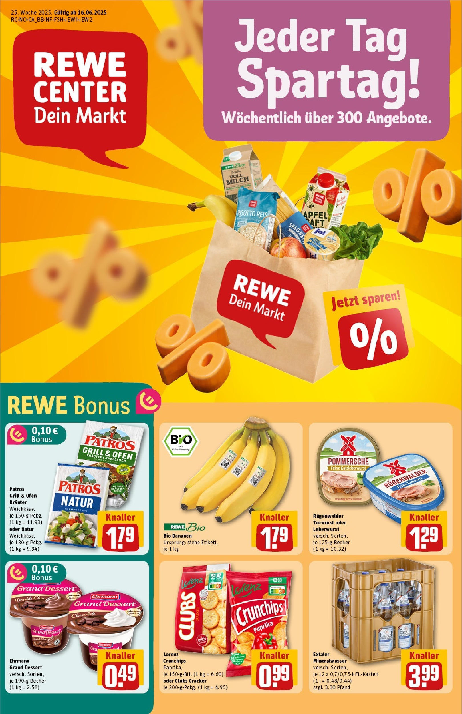 REWE Prospekt ab 15.06.2025 nächste Woche - Prospekt Hildesheim Vorschau von dem Prospekt des Geschäftes Rewe, gültig ab dem 15.06.2025