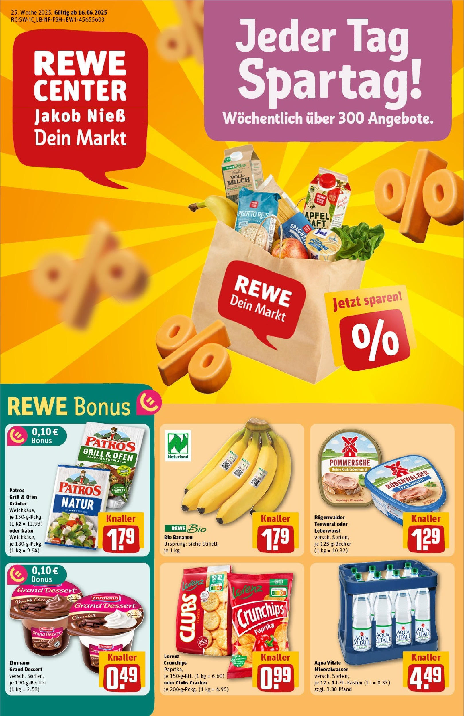 REWE Prospekt ab 15.06.2025 nächste Woche - Prospekt Heidenheim Vorschau von dem Prospekt des Geschäftes Rewe, gültig ab dem 15.06.2025