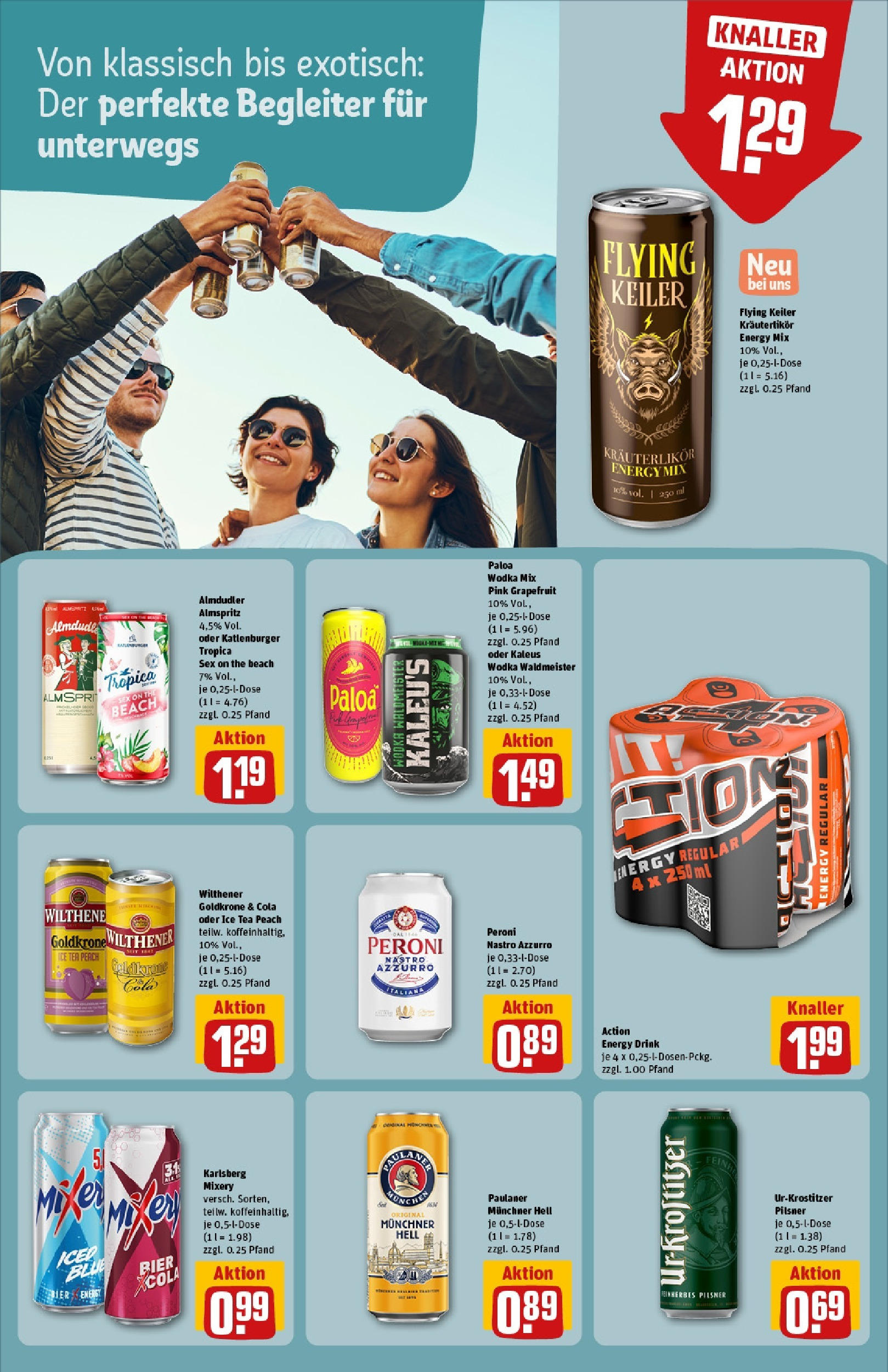 REWE Prospekt ab 15.06.2025 zum Blättern » Angebote | Seite: 19 | Produkte: Cola, Energy, Wilthener, Paulaner