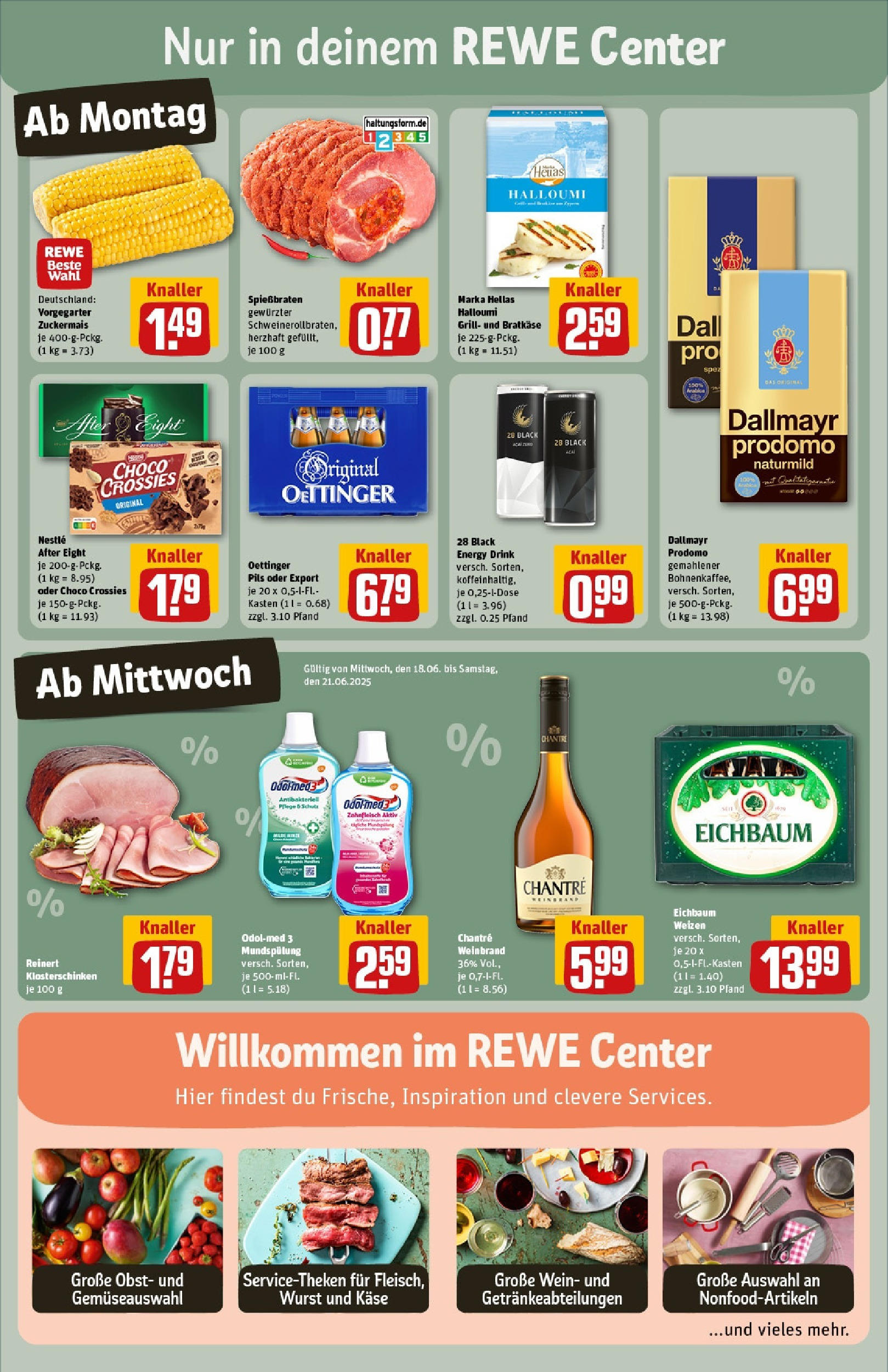 REWE Prospekt ab 15.06.2025 zum Blättern » Angebote | Seite: 3 | Produkte: Grill, Dallmayr, Wurst, Wein