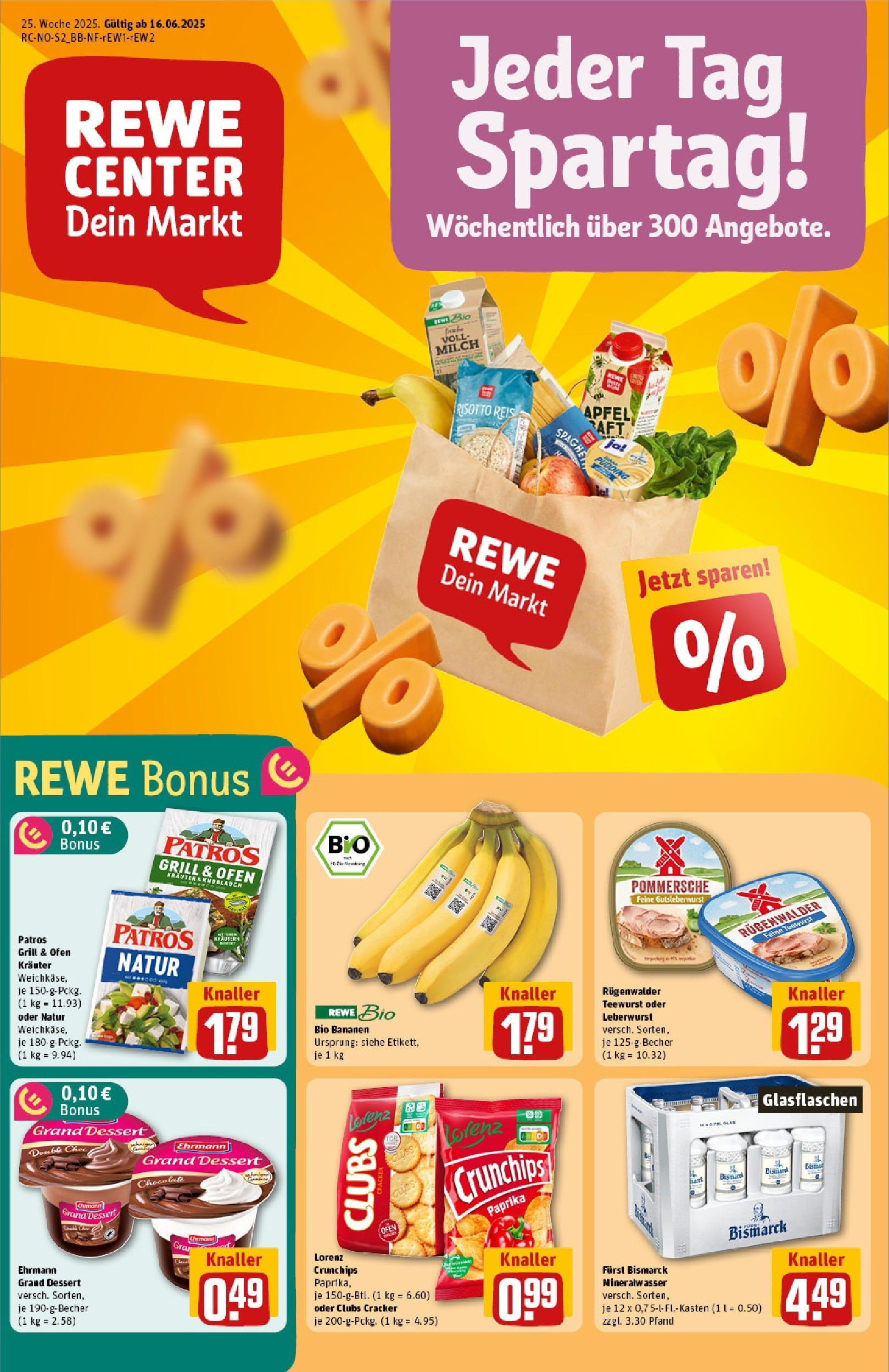 REWE Prospekt ab 15.06.2025 nächste Woche - Prospekt Geesthacht Vorschau von dem Prospekt des Geschäftes Rewe, gültig ab dem 15.06.2025