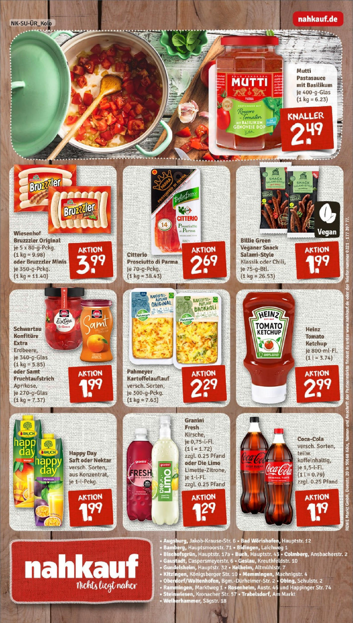 REWE Prospekt ab 15.06.2025 zum Blättern » Angebote | Seite: 8 | Produkte: Coca cola, Cola, Bad, Granini