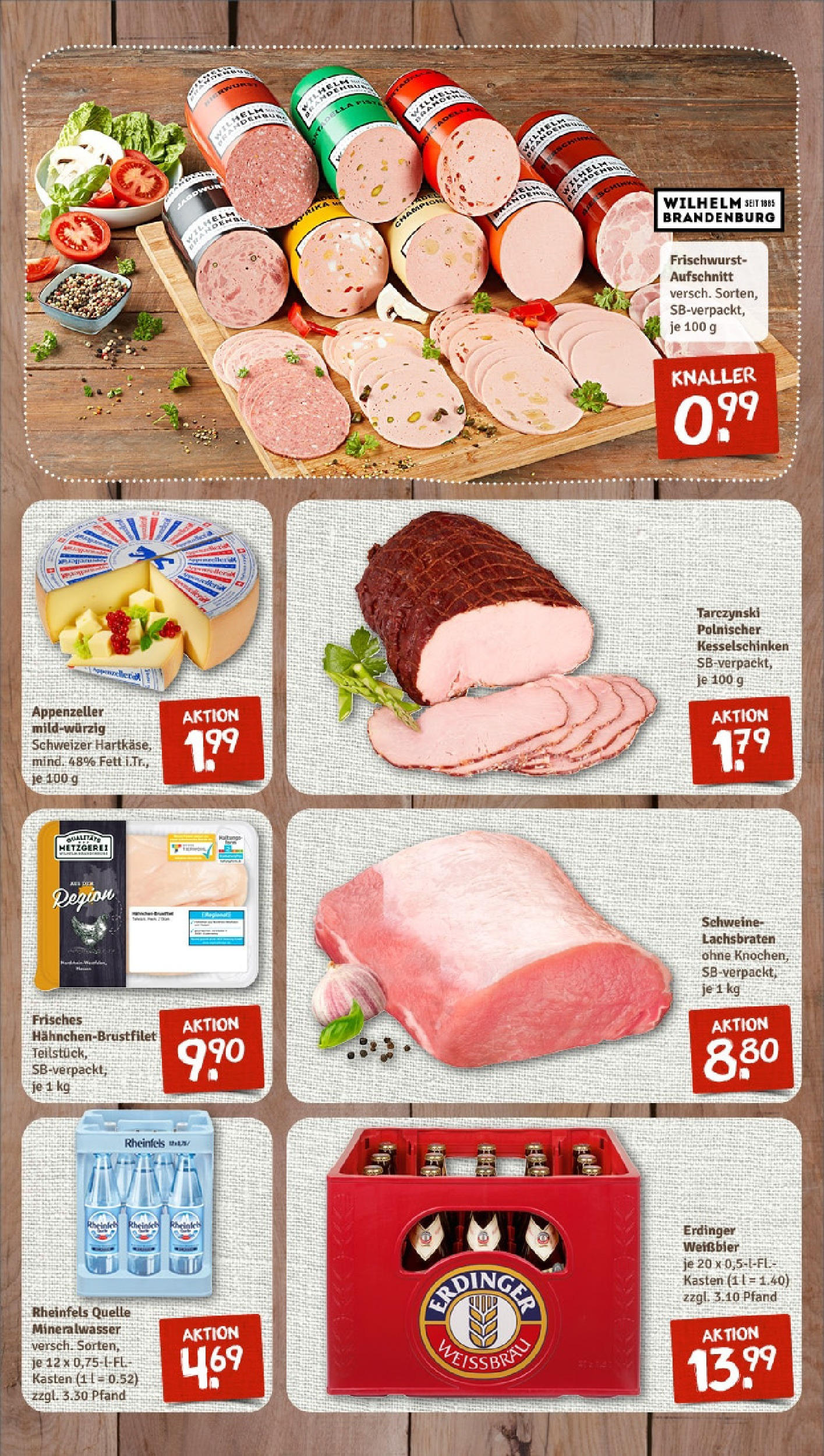 REWE Prospekt ab 15.06.2025 zum Blättern » Angebote | Seite: 7 | Produkte: Erdinger, Weißbier, Mineralwasser, Rheinfels quelle