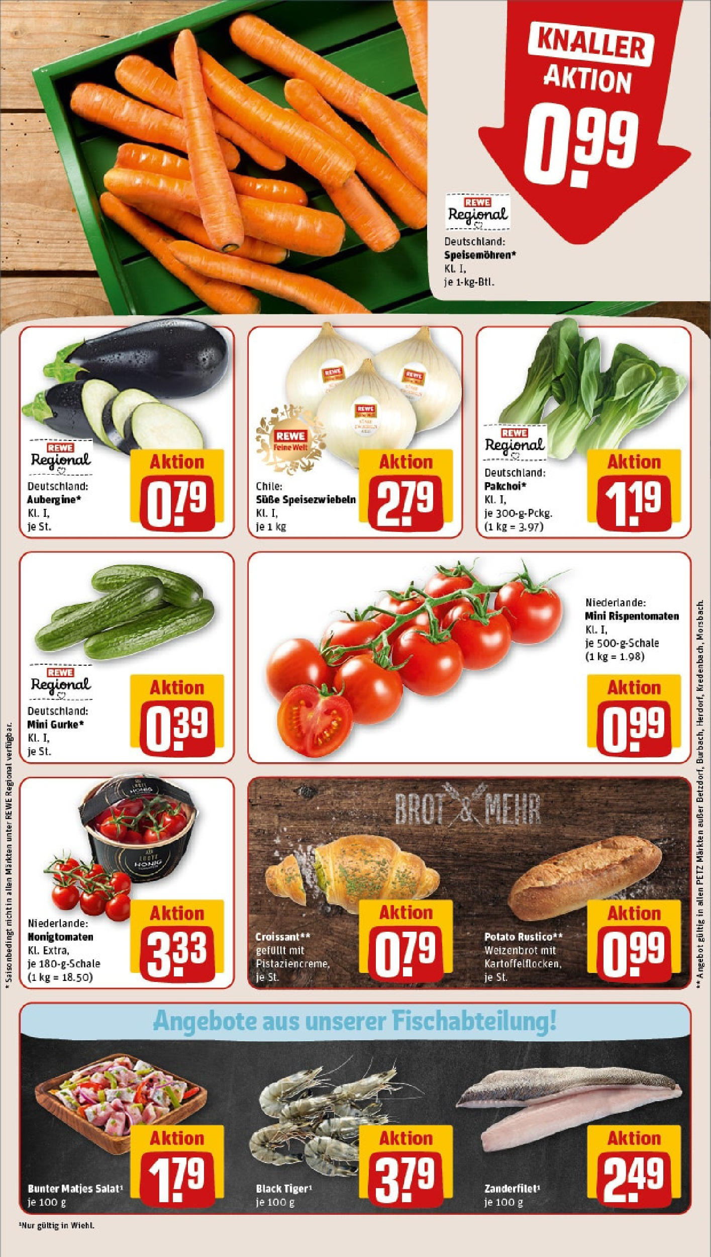 REWE Prospekt ab 15.06.2025 zum Blättern » Angebote | Seite: 7 | Produkte: Croissant, Brot