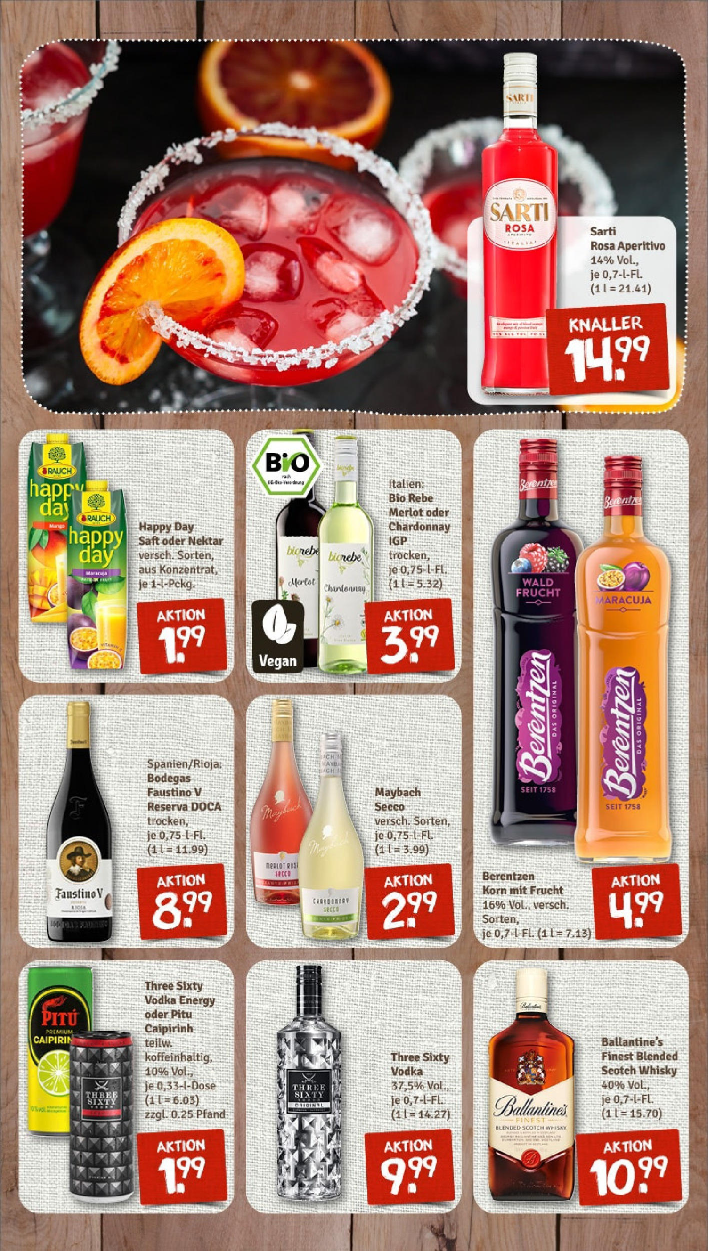 REWE Prospekt ab 15.06.2025 zum Blättern » Angebote | Seite: 10 | Produkte: Energy, Merlot, Saft, Berentzen