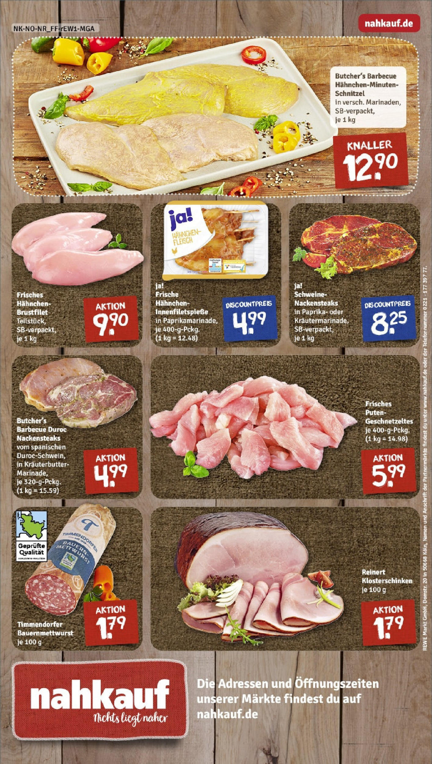 REWE Prospekt ab 15.06.2025 zum Blättern » Angebote | Seite: 12 | Produkte: Kräuterbutter, Paprika, Fleisch, Telefon