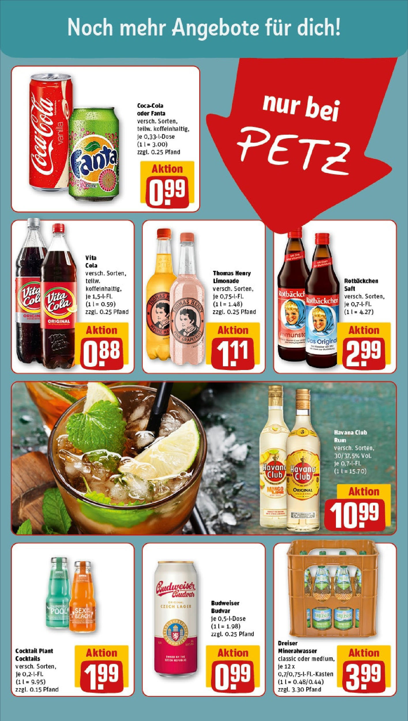 REWE Prospekt ab 15.06.2025 zum Blättern » Angebote | Seite: 15 | Produkte: Cola, Mineralwasser, Vita cola, Saft