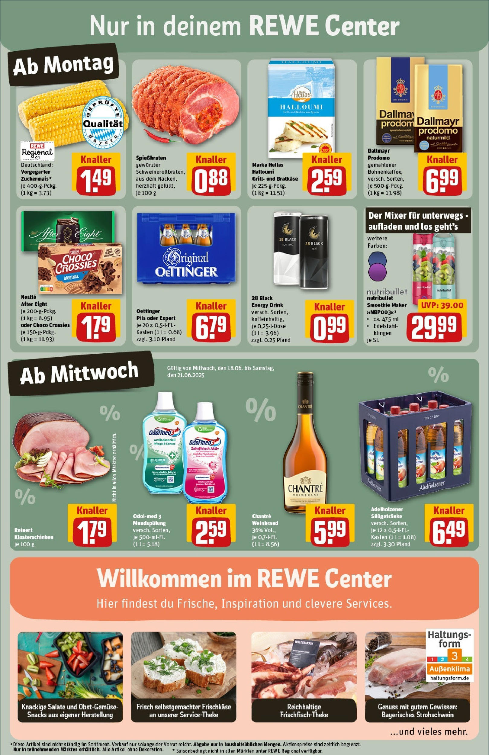 REWE Prospekt ab 15.06.2025 zum Blättern » Angebote | Seite: 3 | Produkte: Energy, Chantré, Wein, Dallmayr prodomo