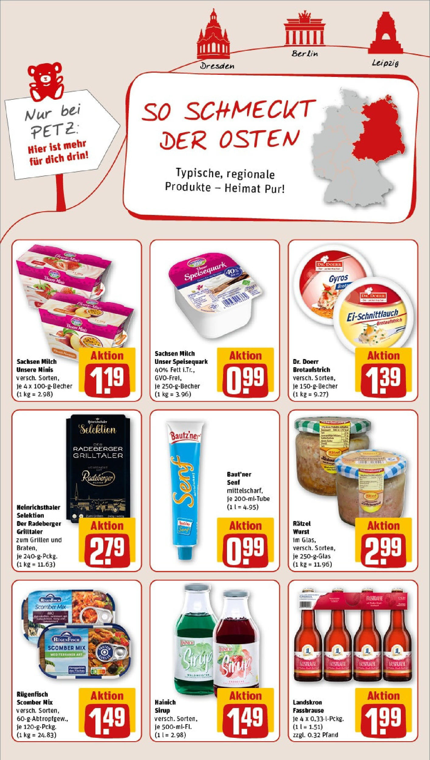 REWE Prospekt ab 15.06.2025 zum Blättern » Angebote | Seite: 10 | Produkte: Milch, Fisch, Gyros, Fassbrause