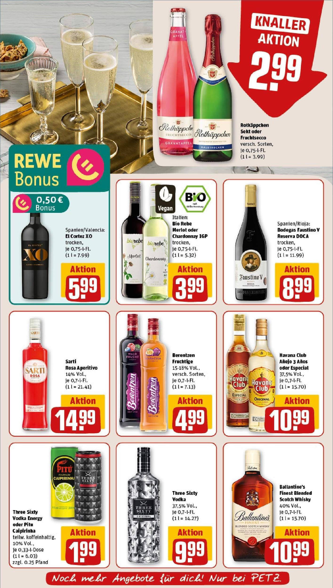 REWE Prospekt ab 15.06.2025 zum Blättern » Angebote | Seite: 17 | Produkte: Havana club, Granatapfel, Energy, Berentzen