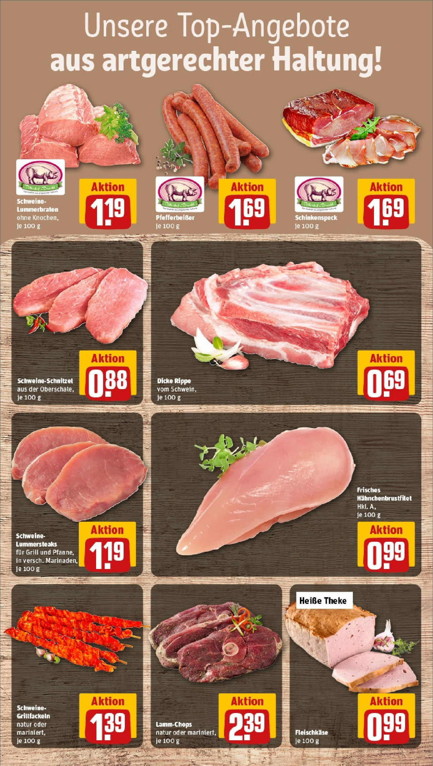 REWE Prospekt ab 15.06.2025 zum Blättern » Angebote | Seite: 8 | Produkte: Grill, Theke