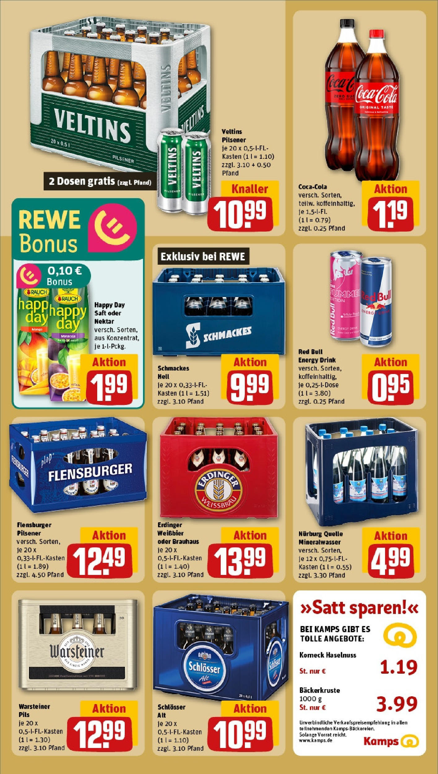 REWE Prospekt ab 15.06.2025 zum Blättern » Angebote | Seite: 14 | Produkte: Energy, Pils, Mango, Veltins