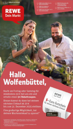 Vorschau von dem Prospekt des Geschäftes Rewe, gültig ab dem 15.06.2025