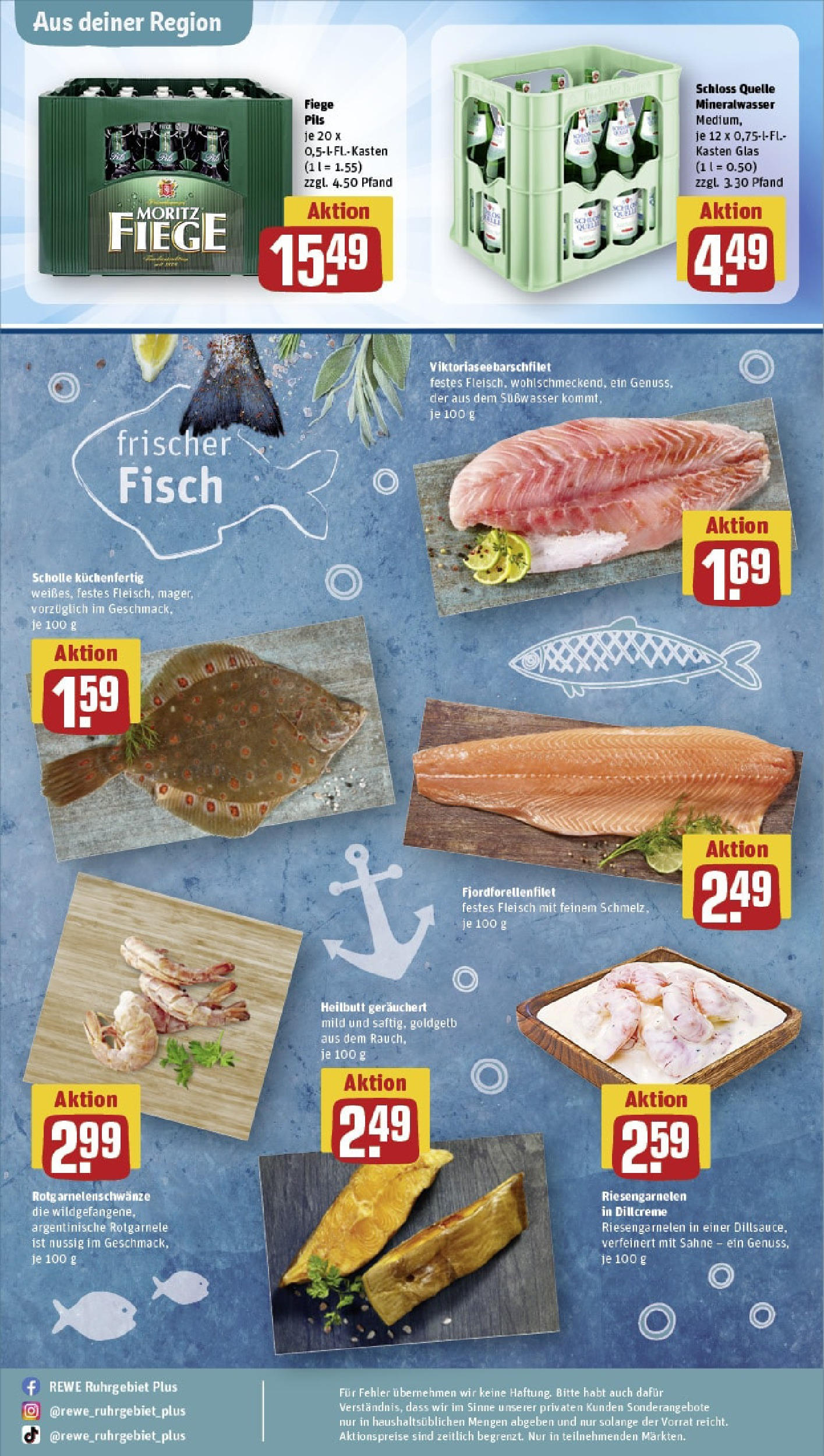 REWE Prospekt ab 15.06.2025 zum Blättern » Angebote | Seite: 30 | Produkte: Fisch, Dill, Sahne, Fleisch