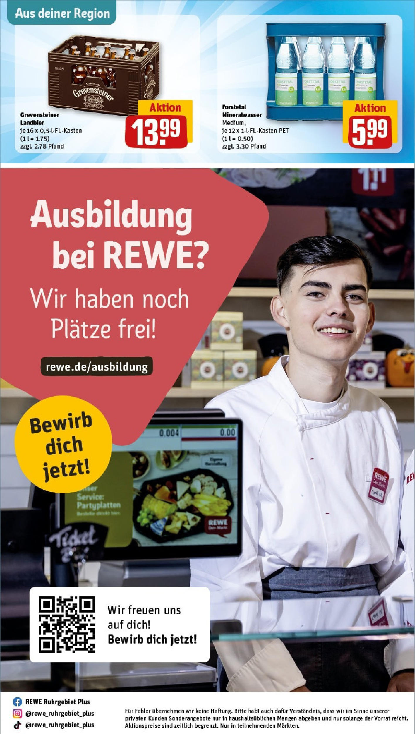 REWE Prospekt ab 15.06.2025 zum Blättern » Angebote | Seite: 30 | Produkte: Mineralwasser