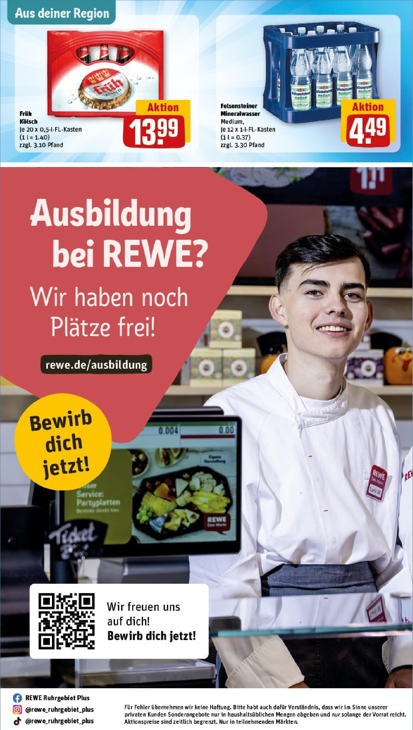 REWE Prospekt ab 15.06.2025 zum Blättern » Angebote | Seite: 30 | Produkte: Mineralwasser
