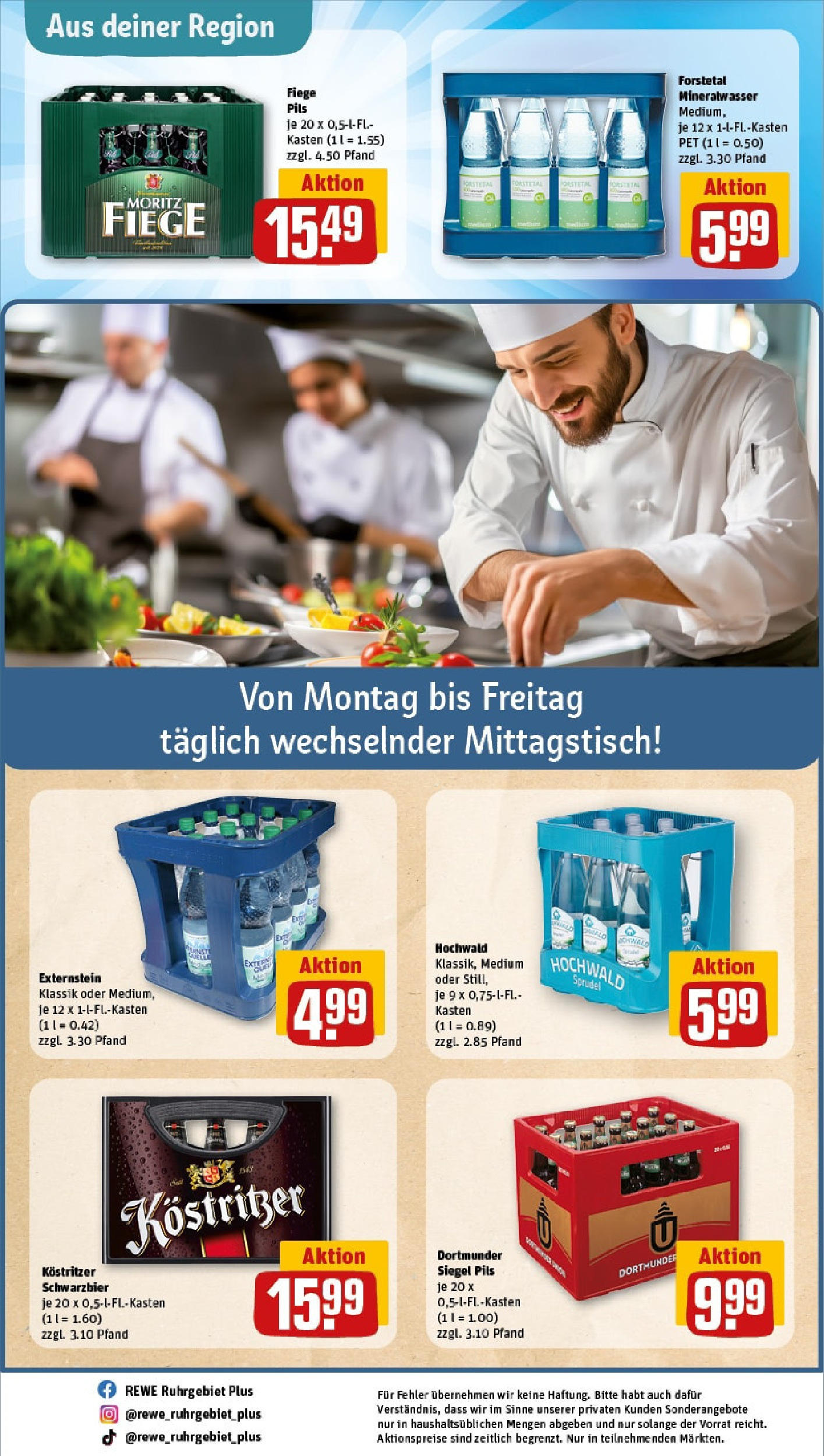 REWE Prospekt ab 15.06.2025 zum Blättern » Angebote | Seite: 30 | Produkte: Kostritzer, Pils, Mineralwasser