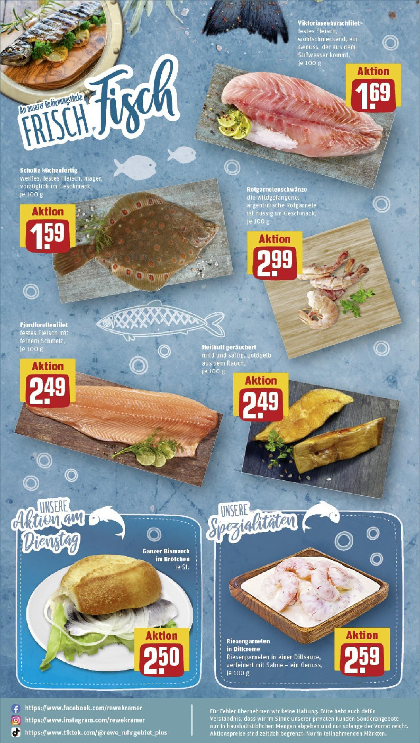 REWE Prospekt ab 15.06.2025 zum Blättern » Angebote | Seite: 30 | Produkte: Fisch, Dill, Sahne, Fleisch