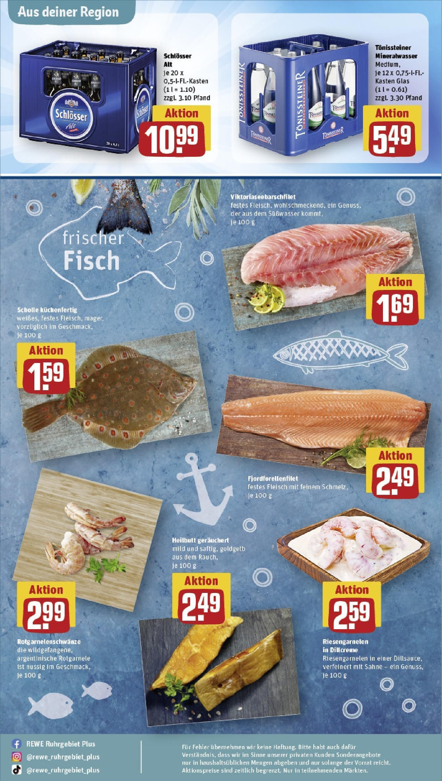 REWE Prospekt ab 15.06.2025 zum Blättern » Angebote | Seite: 30 | Produkte: Mineralwasser, Dill, Sahne, Fleisch