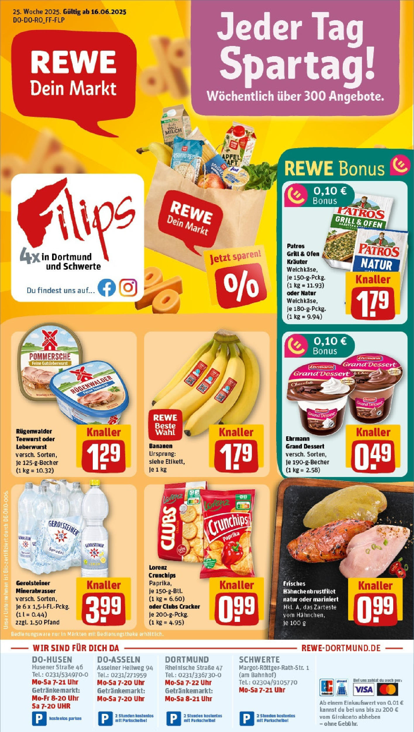 REWE Prospekt ab 15.06.2025 nächste Woche - Prospekt Dortmund	